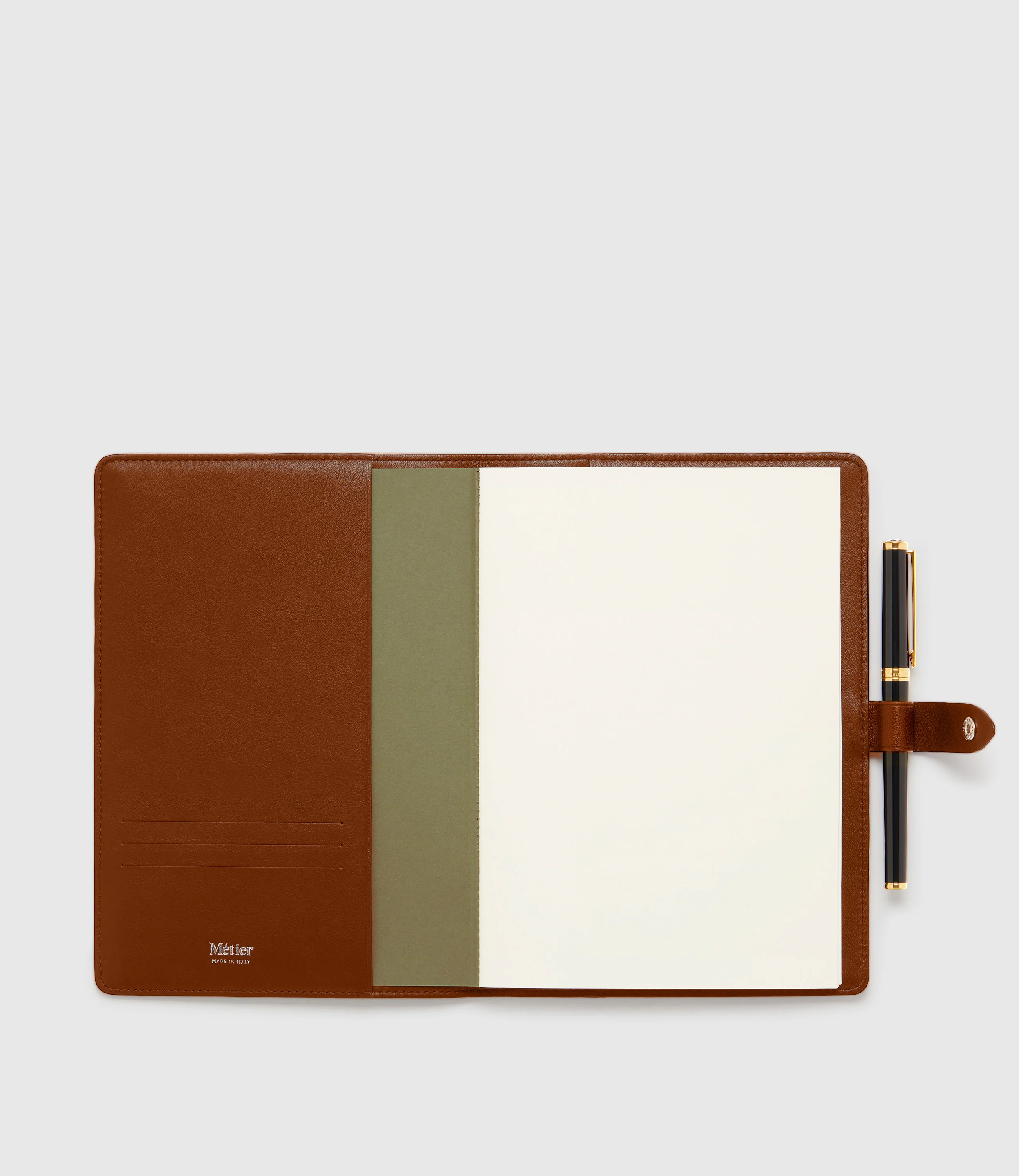 A5 Notebook Cover Buffalo Cognac - Image 2