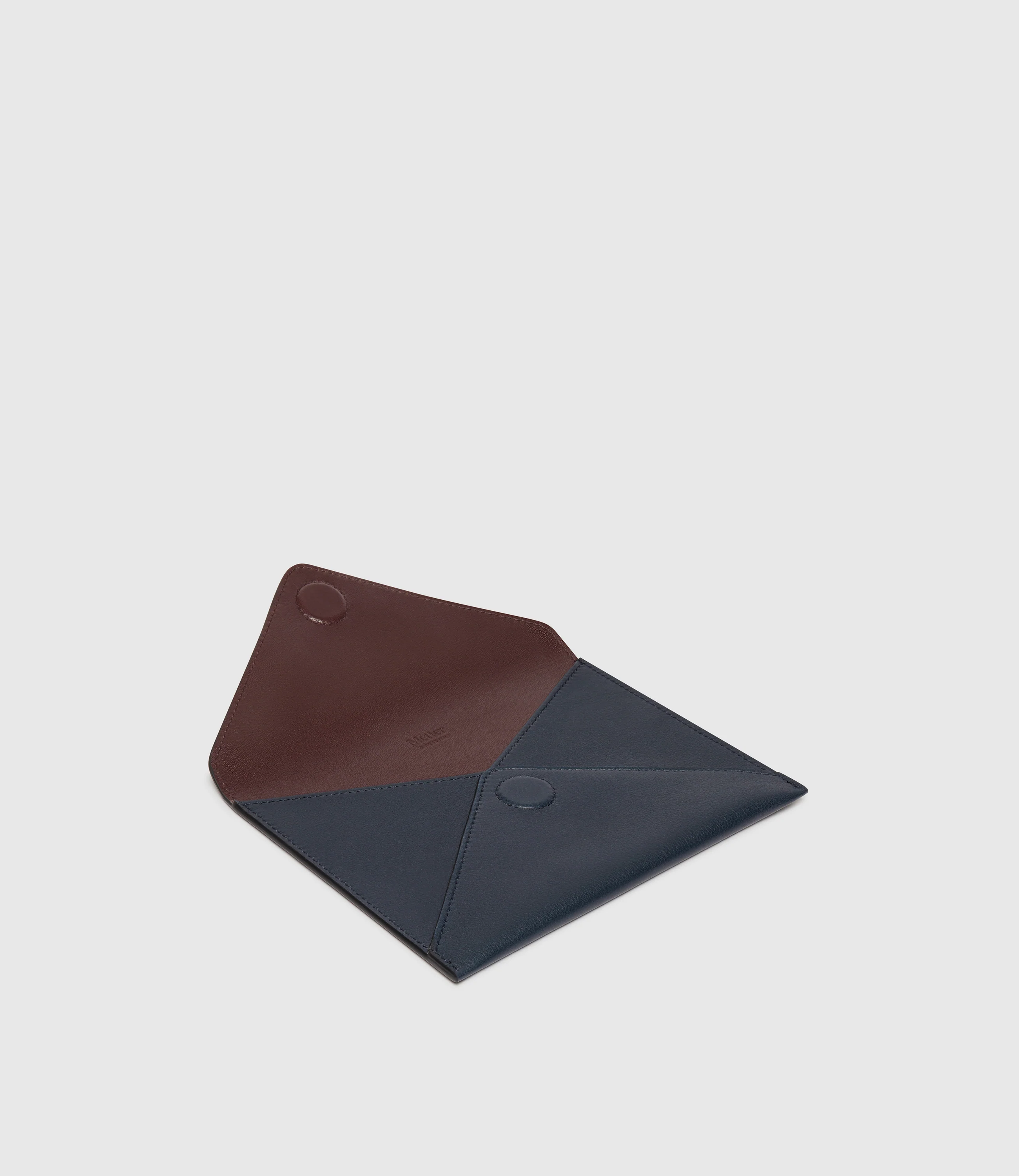A6 Envelope Smooth Calfskin Navy - Image 3