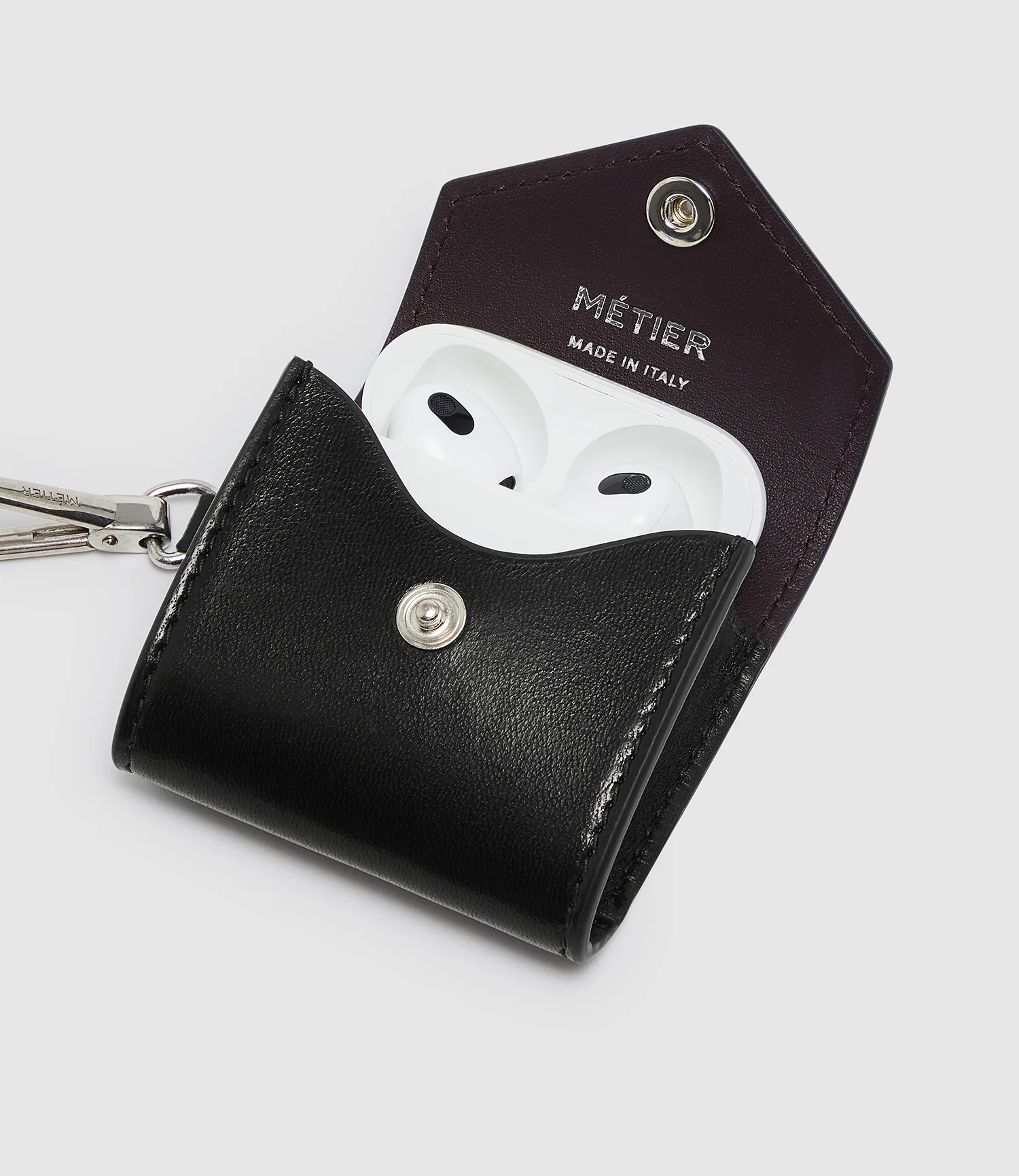 Airpods Case Buttery Nappa Black - Image 2