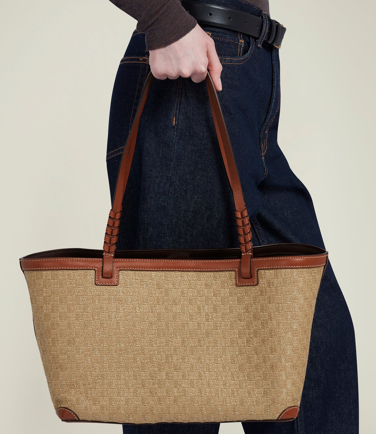 Cala 32 Woven Fabric Sahara with Buffalo Cognac - Image 6