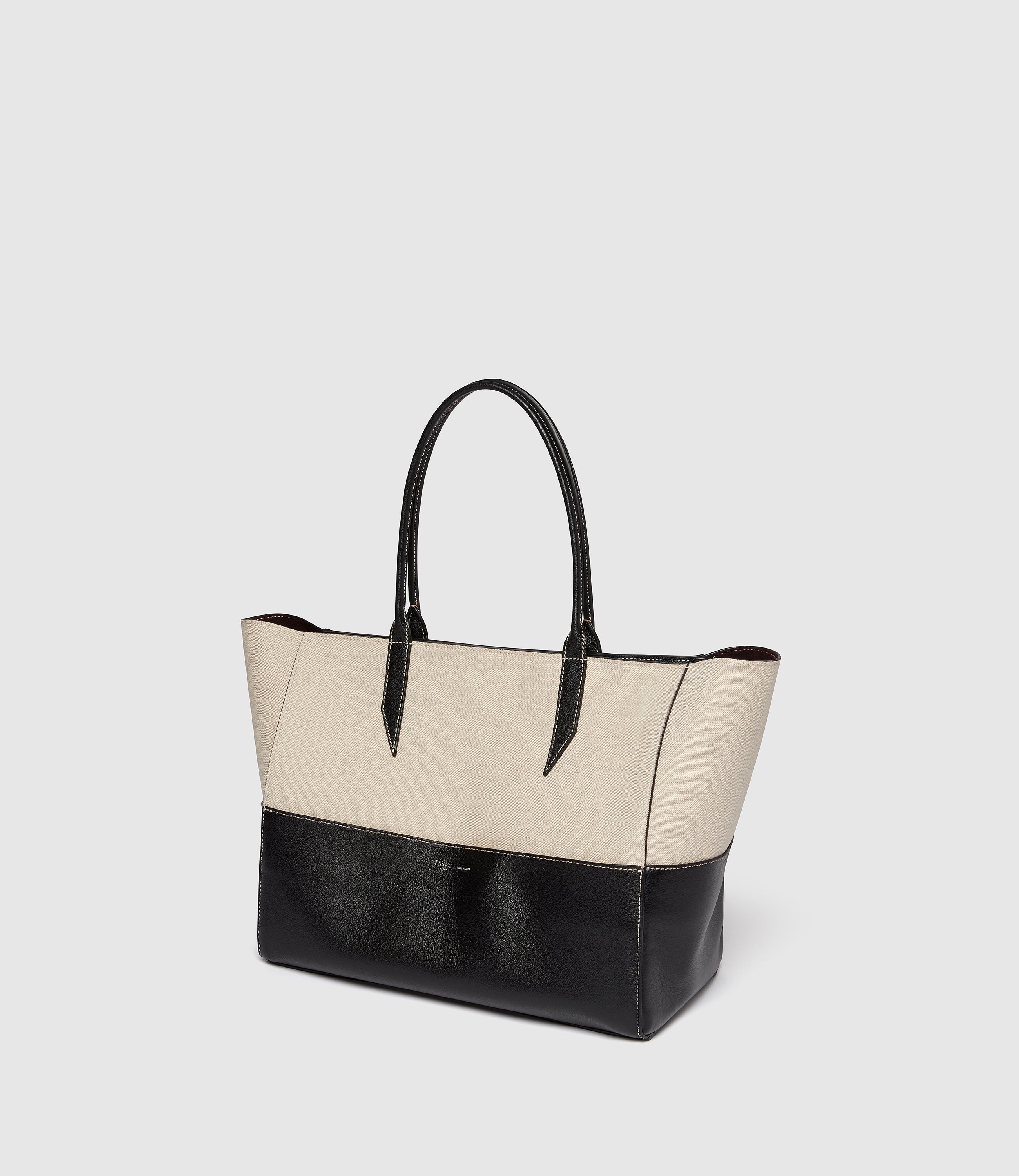 Incognito 36 Cabas Linen and Smooth Calfskin Black - Image 2