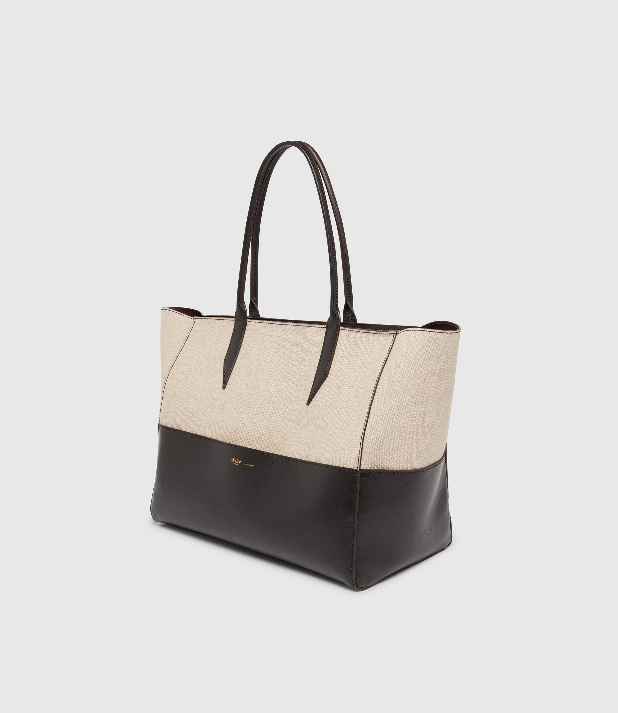 Incognito 36 Cabas Natural Linen with Cacao - Image 2
