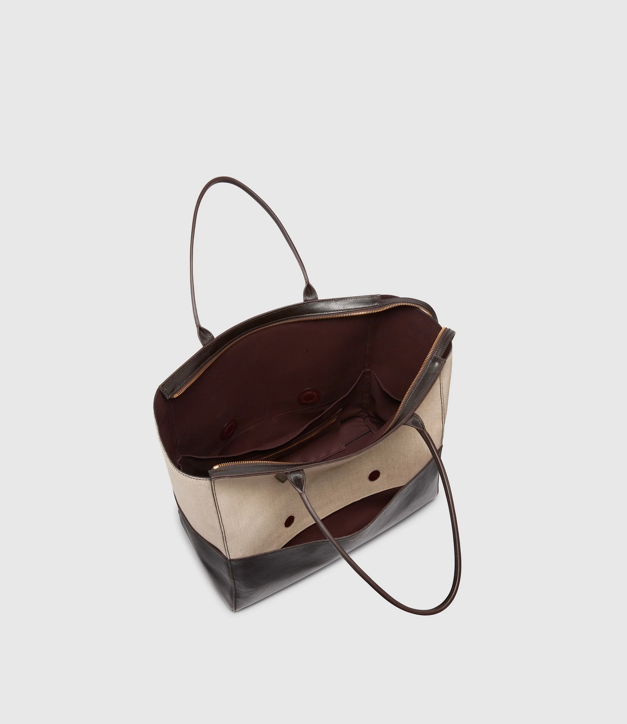 Incognito 36 Cabas Natural Linen with Cacao - Image 3