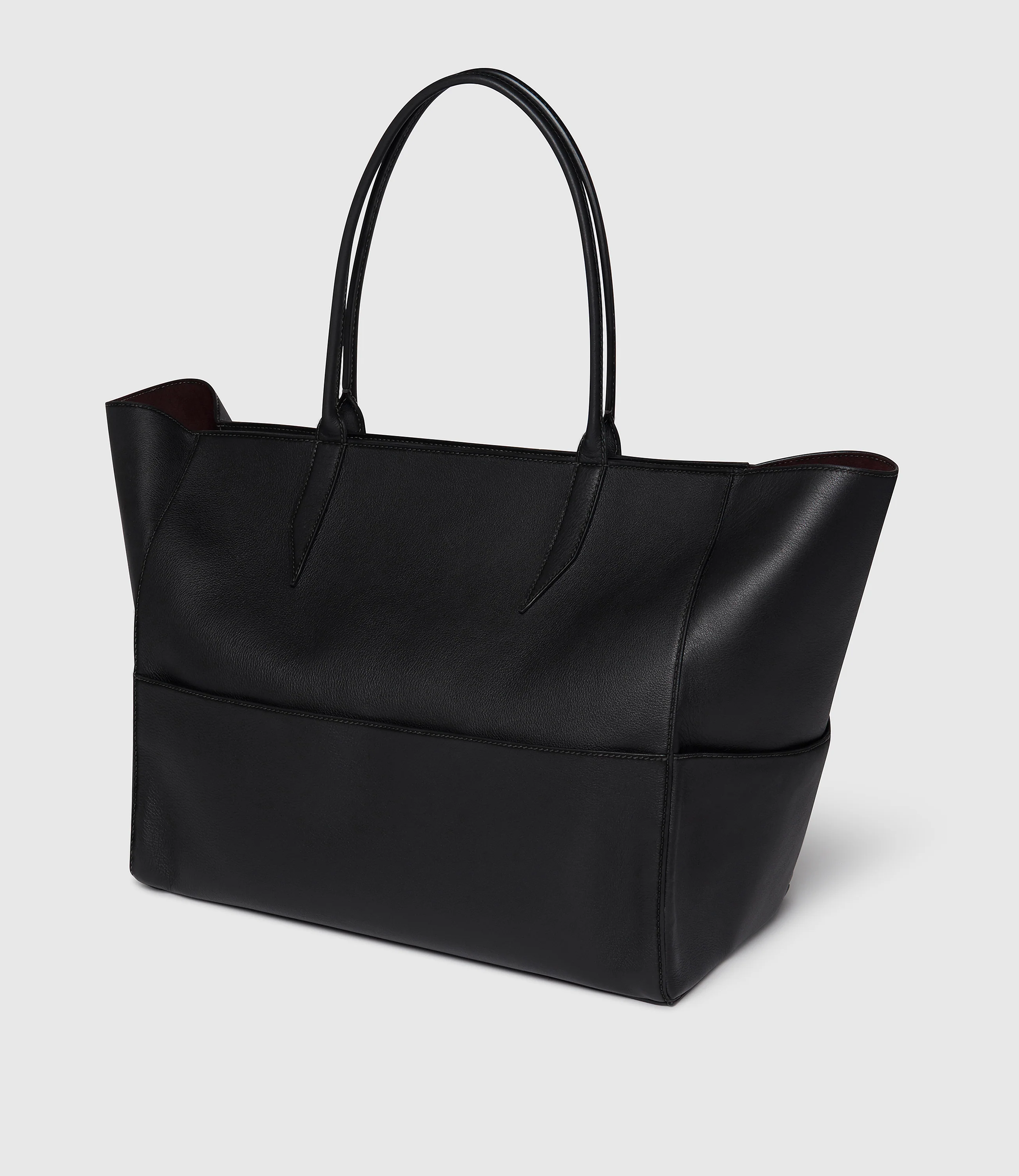 Incognito 42 Cabas Bag Smooth Calfskin Black - Image 3