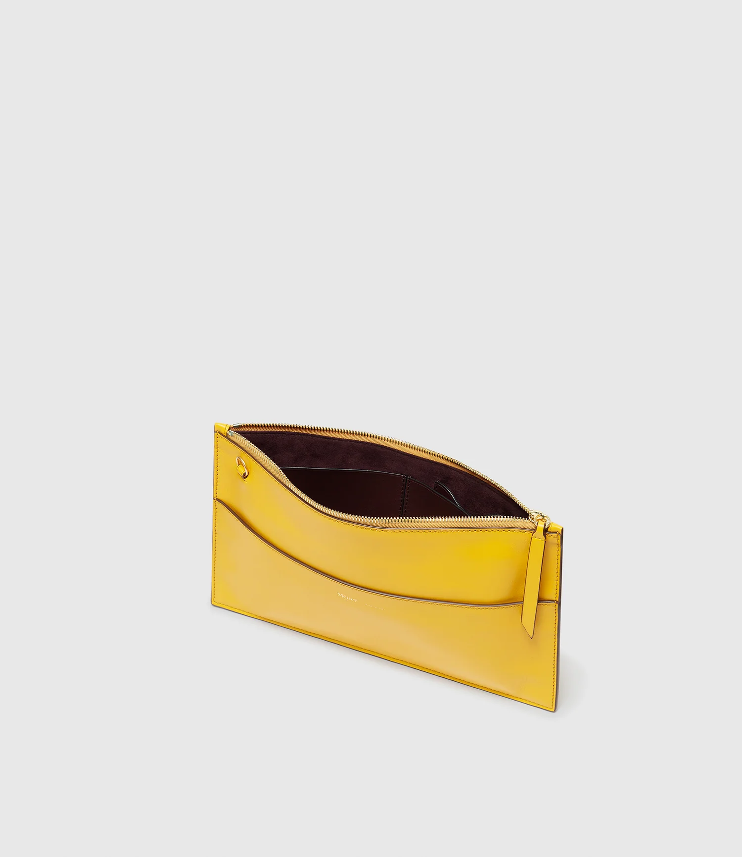 Incognito Clutch Nappa Plongè Calfskin Izamal Yellow - Image 3