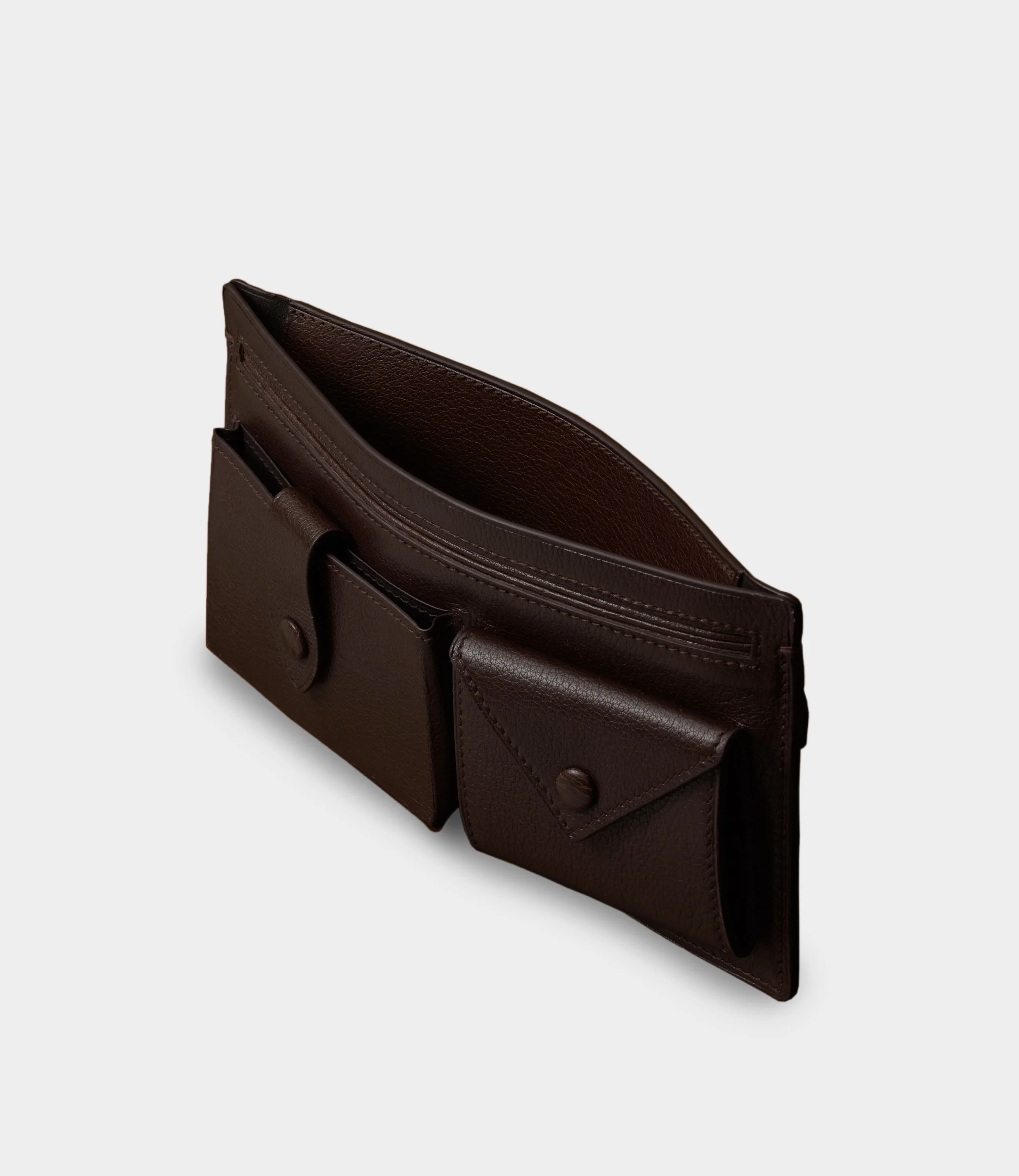 Inside Out Wallet Buffalo Cacao - Image 2
