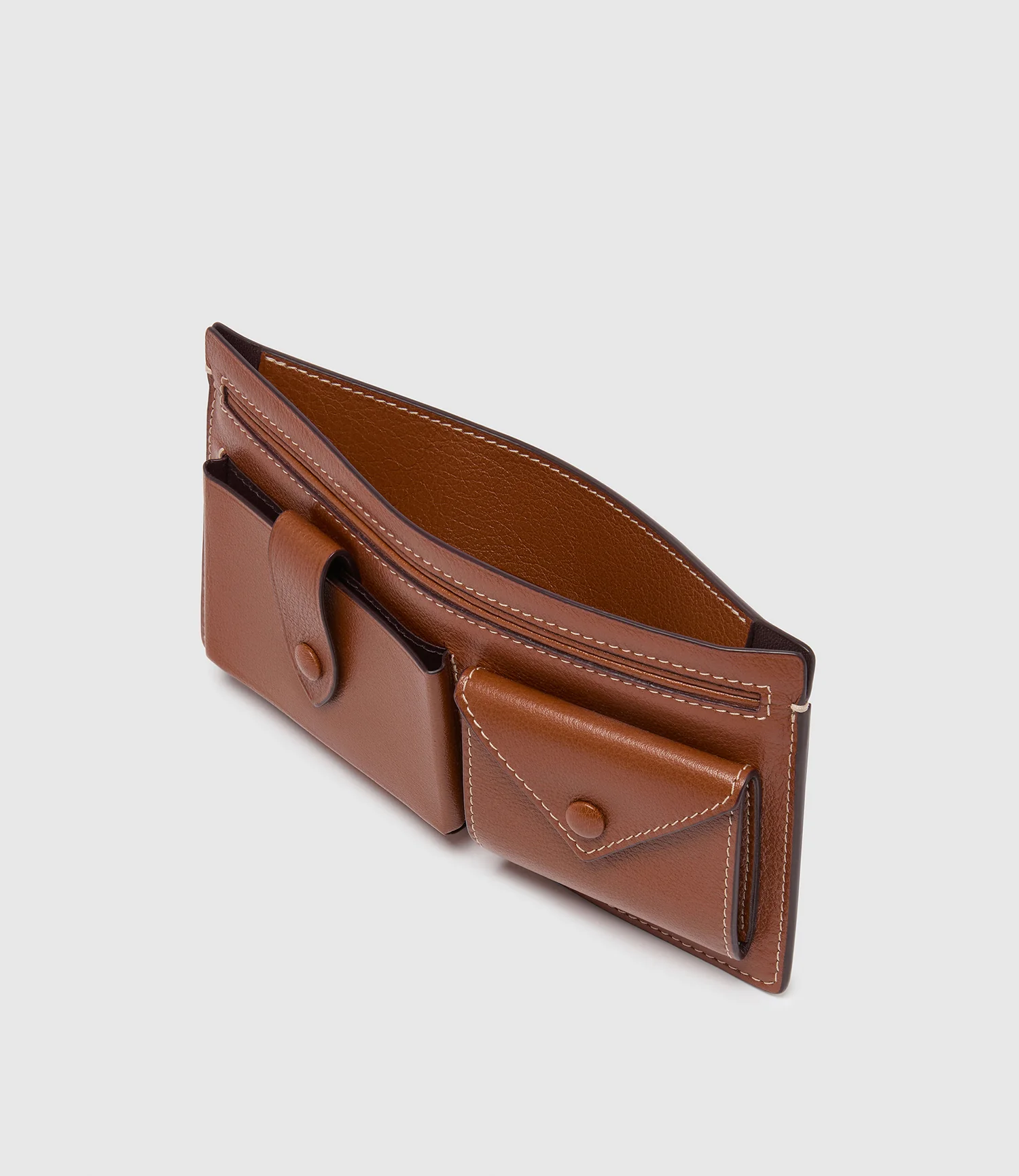 Inside Out Wallet Buffalo Cognac - Image 2