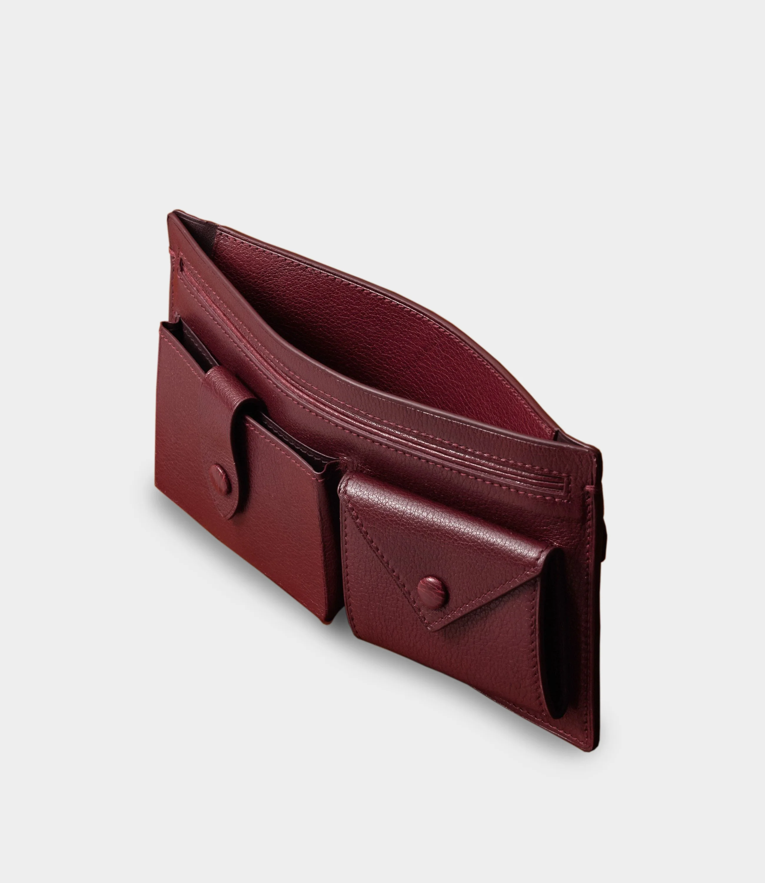 Inside Out Wallet Buffalo Dark Cherry - Image 2