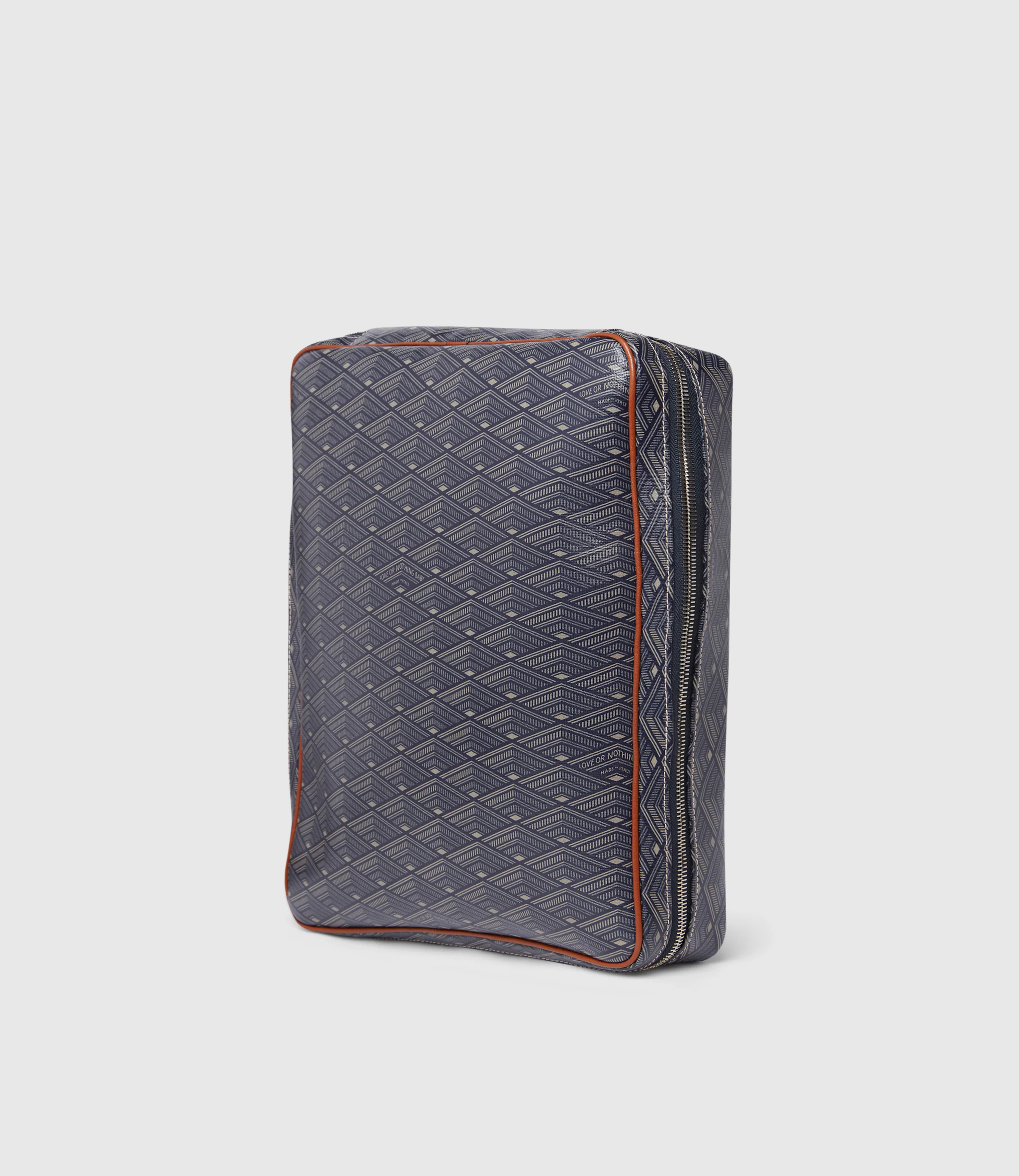 Large Travel Organiser Slim Signature Canvas Navy - Image 2