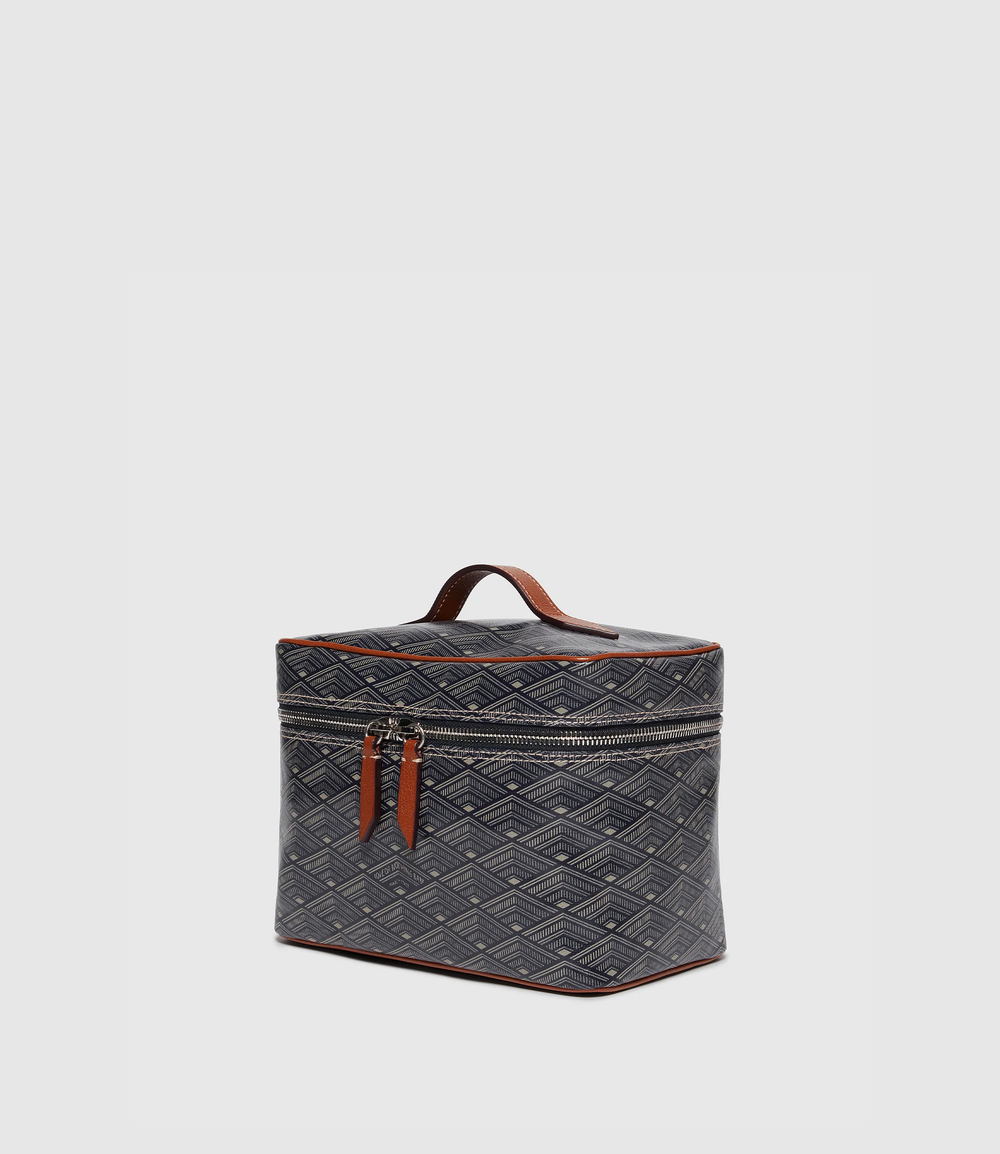 Long Haul Toiletry Bag Signature Canvas Navy - Image 3