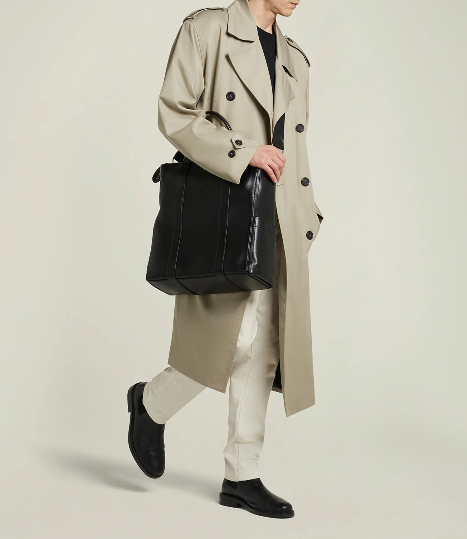 Mariner Zippered Tote Elvis Black - Image 5
