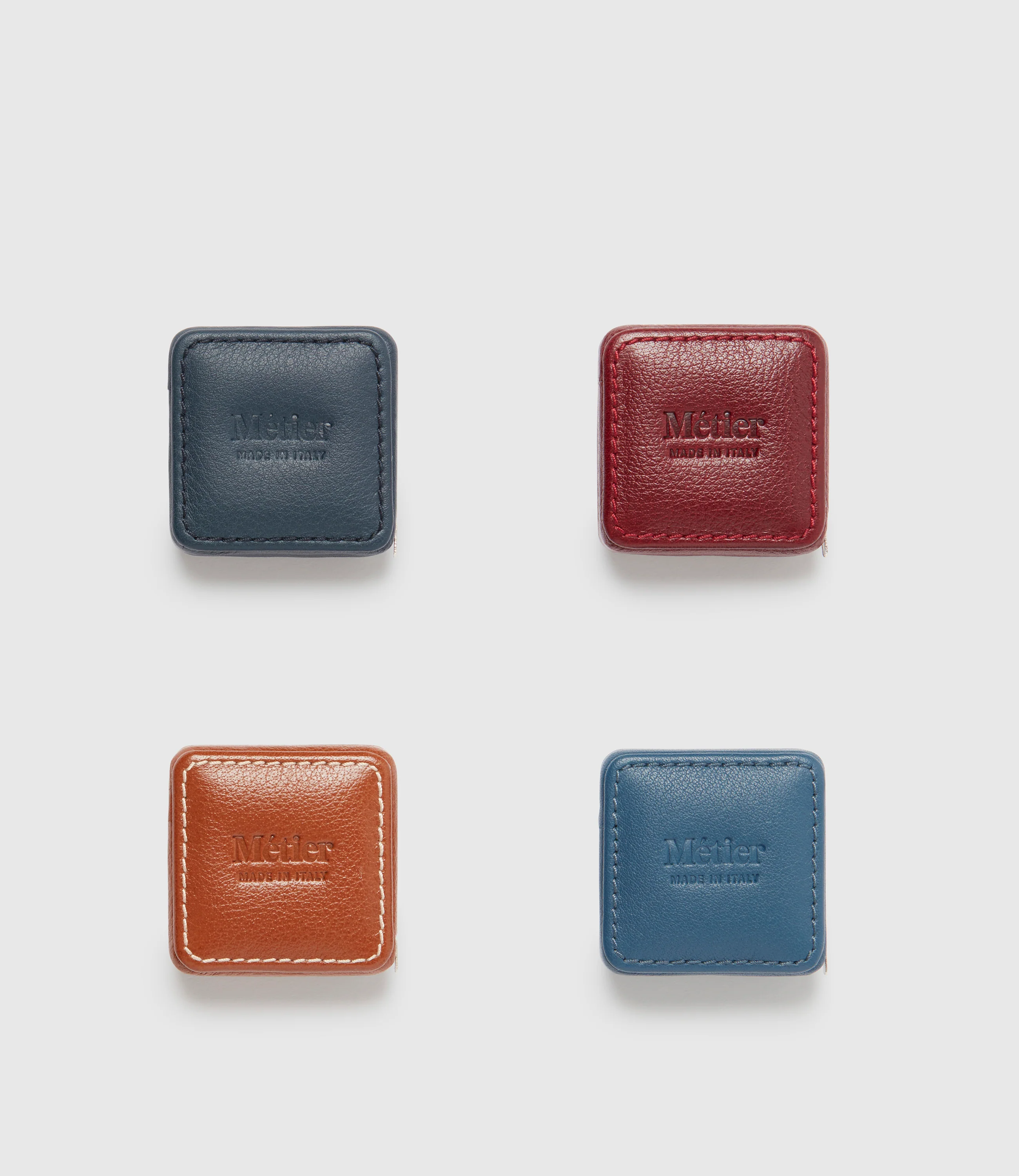 Measuring Tape Smooth Calfskin Navy - Image 4