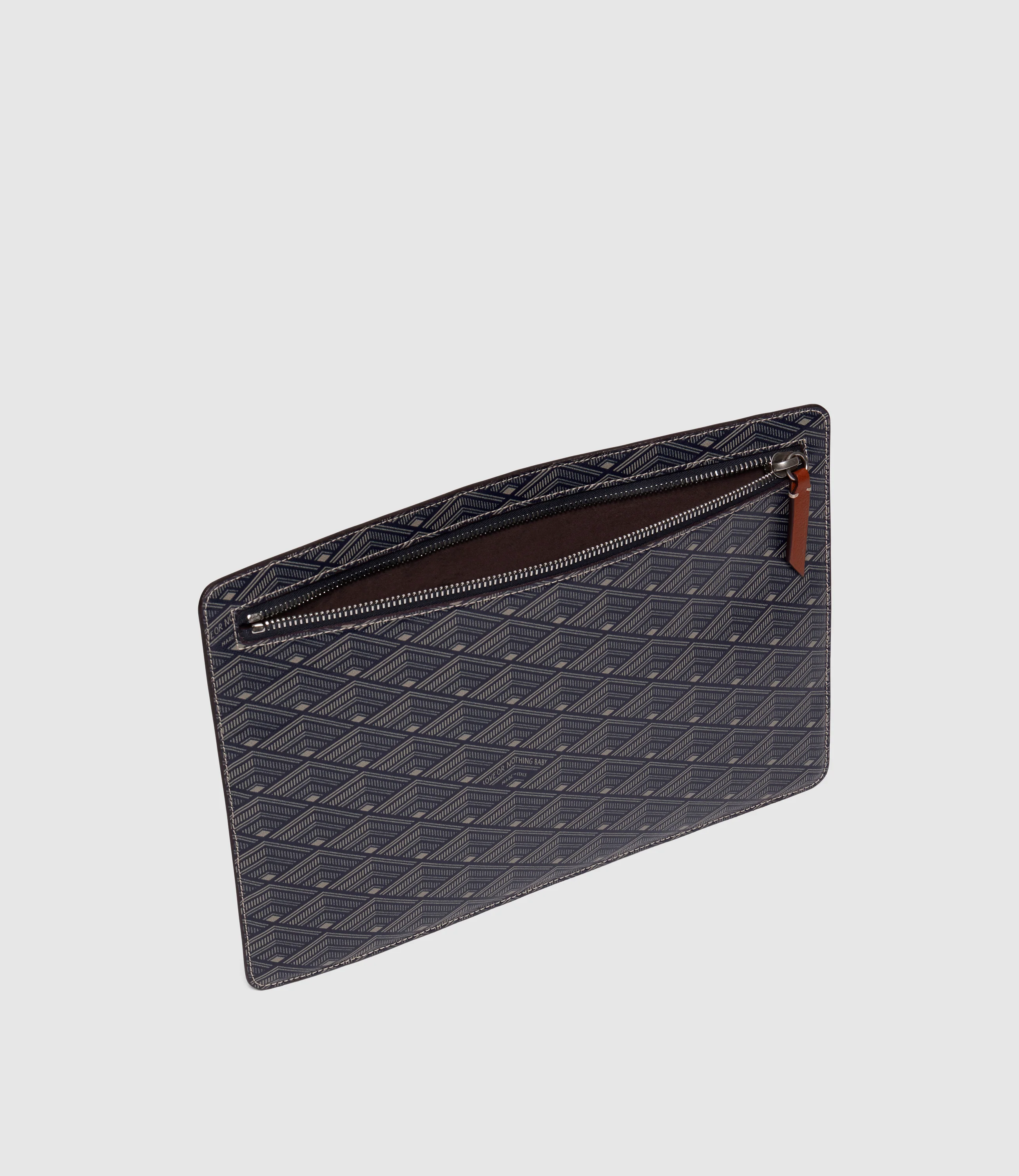 Medium Currency Wallet Signature Canvas Navy and Light - Image 3