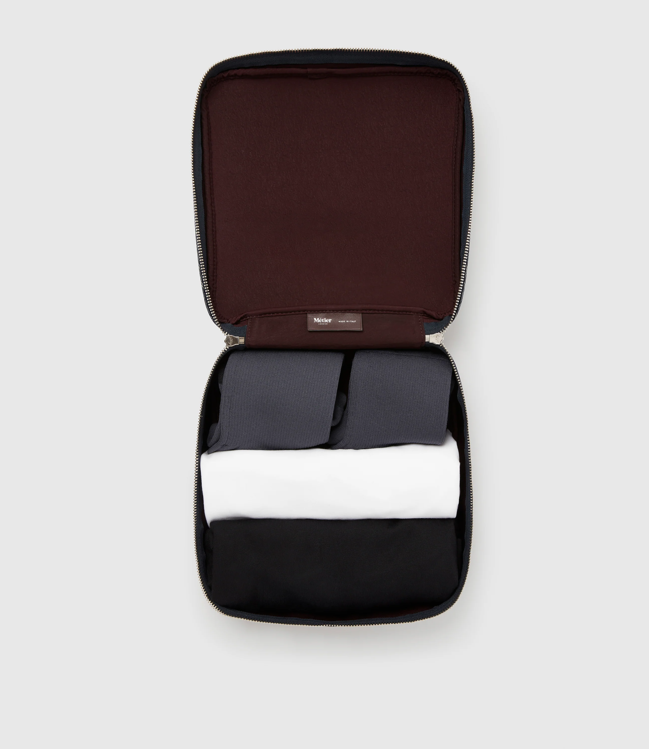 Medium Travel Organiser Signature Canvas Navy - Image 4