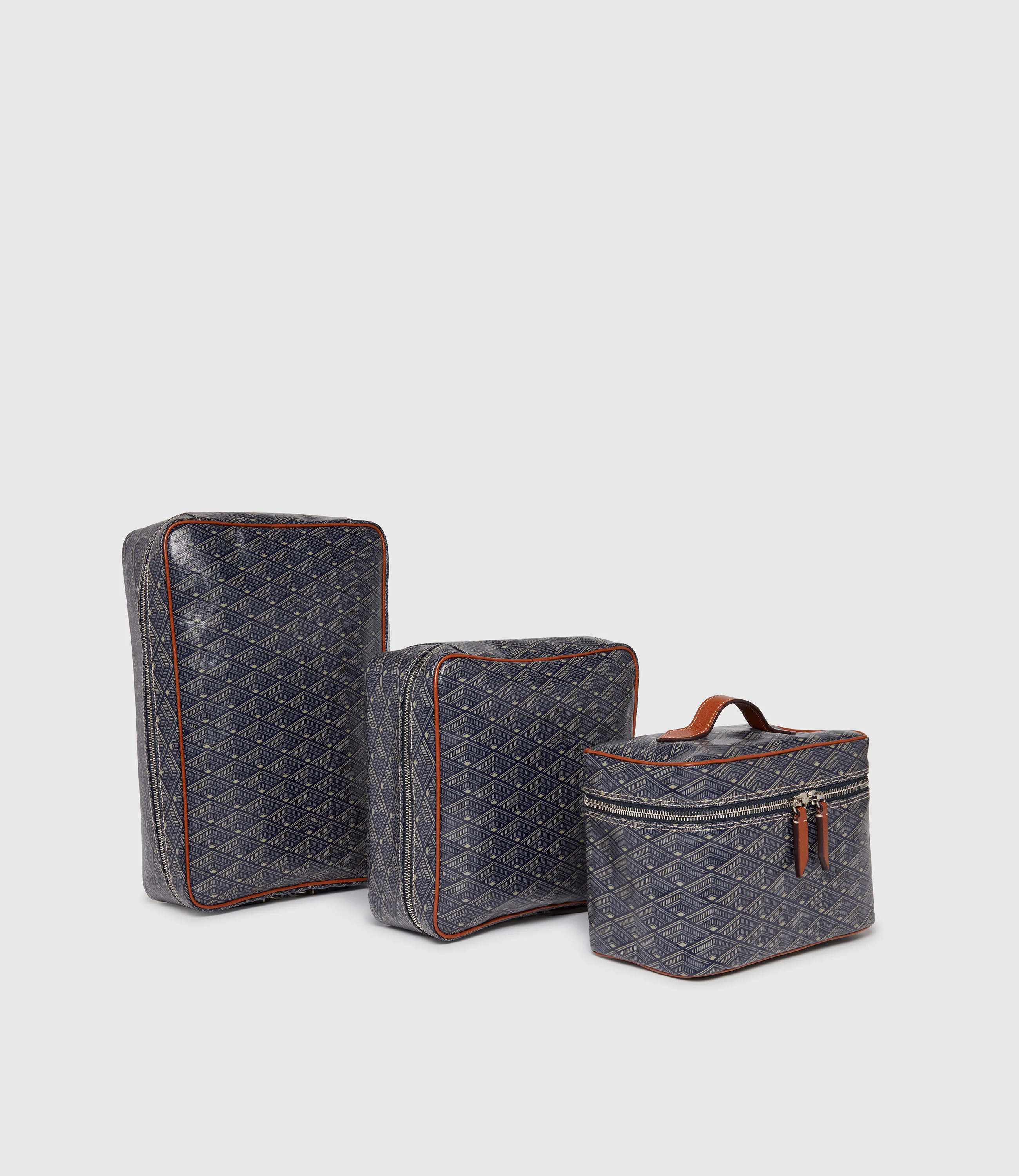 Medium Travel Organiser Signature Canvas Navy - Image 5
