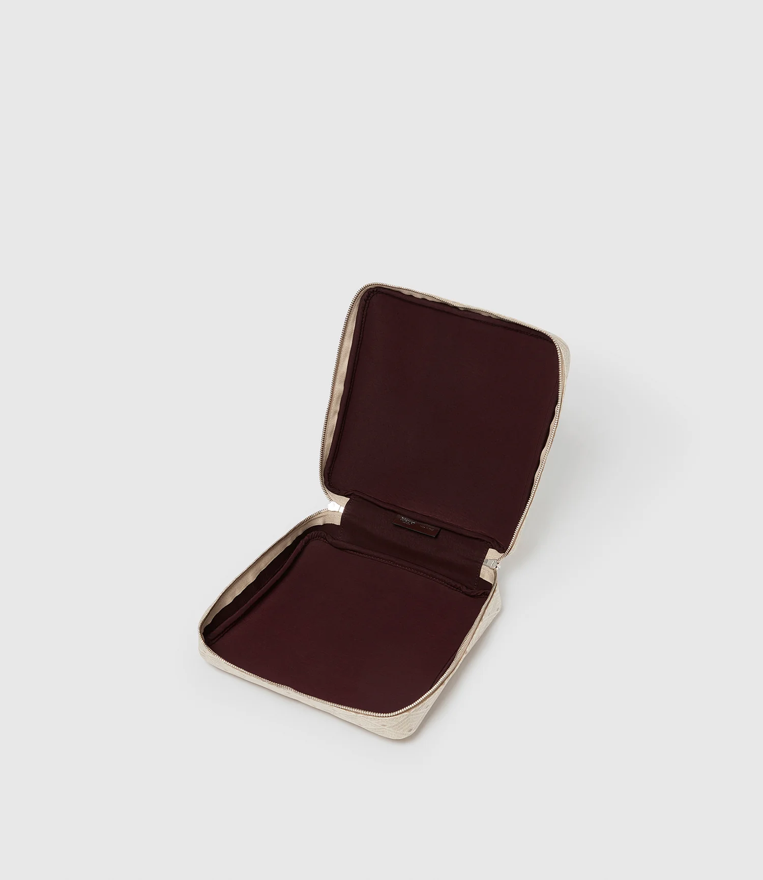 Medium Travel Organiser Slim Signature Canvas Light - Image 3