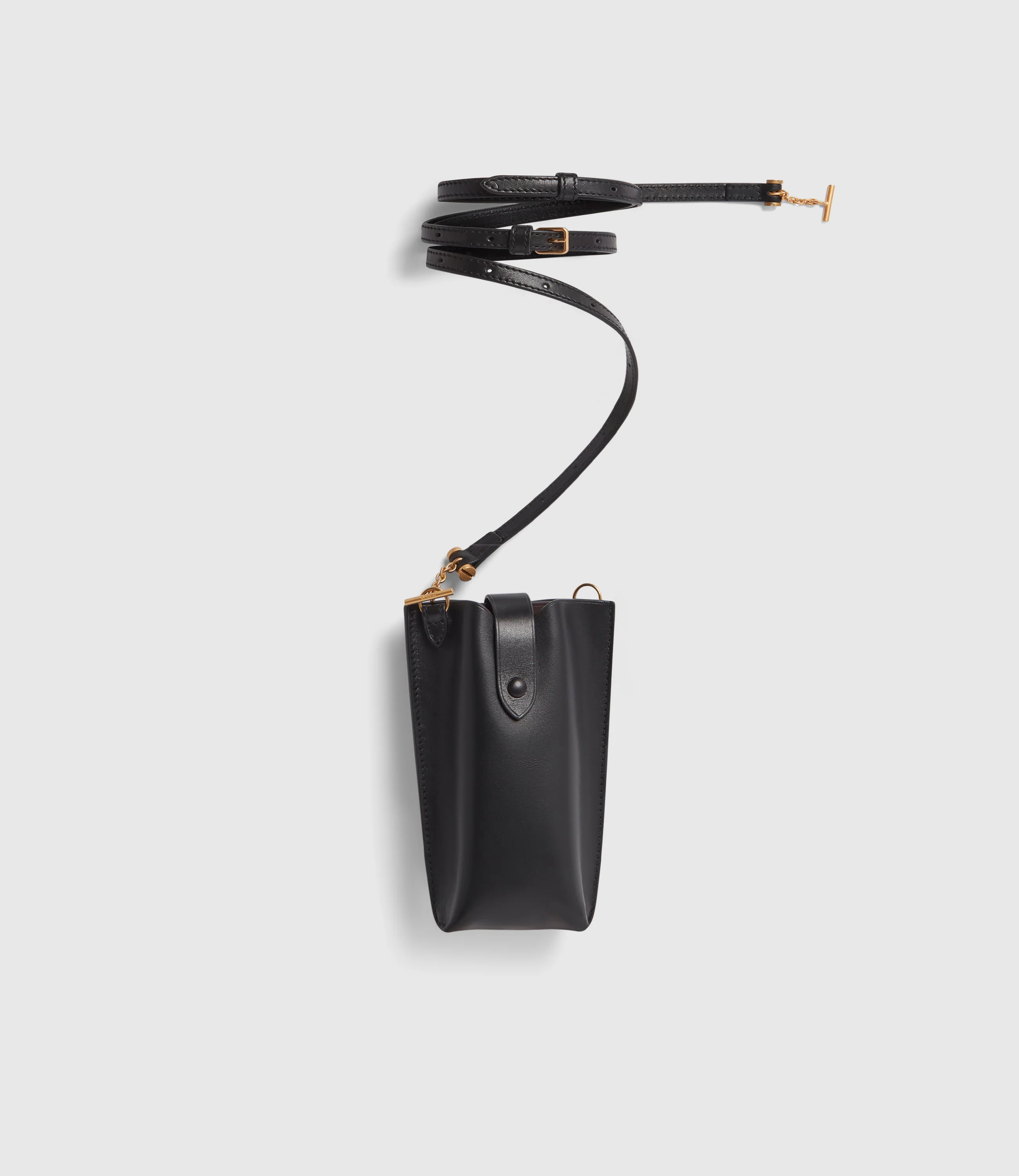 Minimalist Double Atelier Calfskin Black