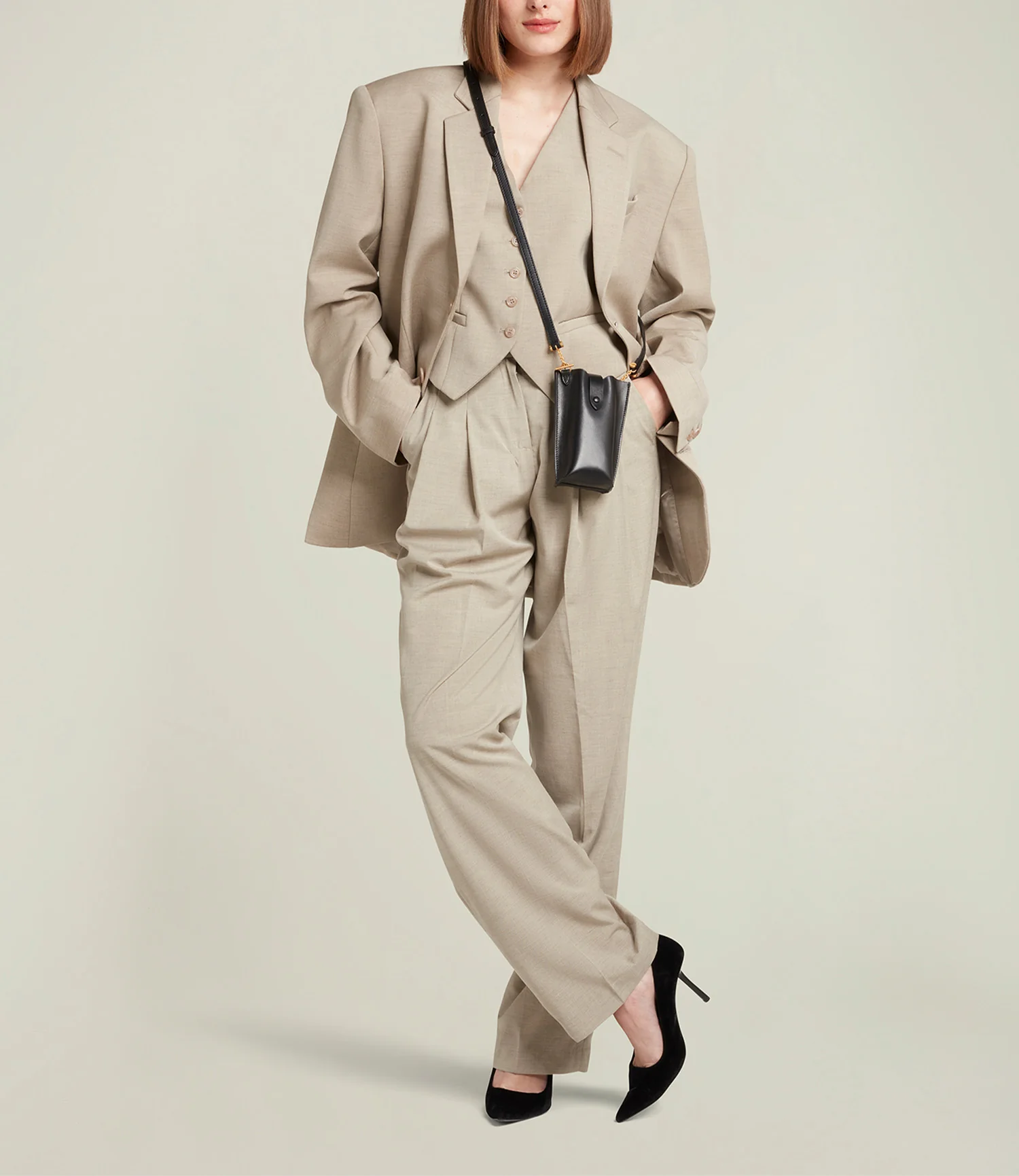 Minimalist Double Atelier Calfskin Black - Image 4