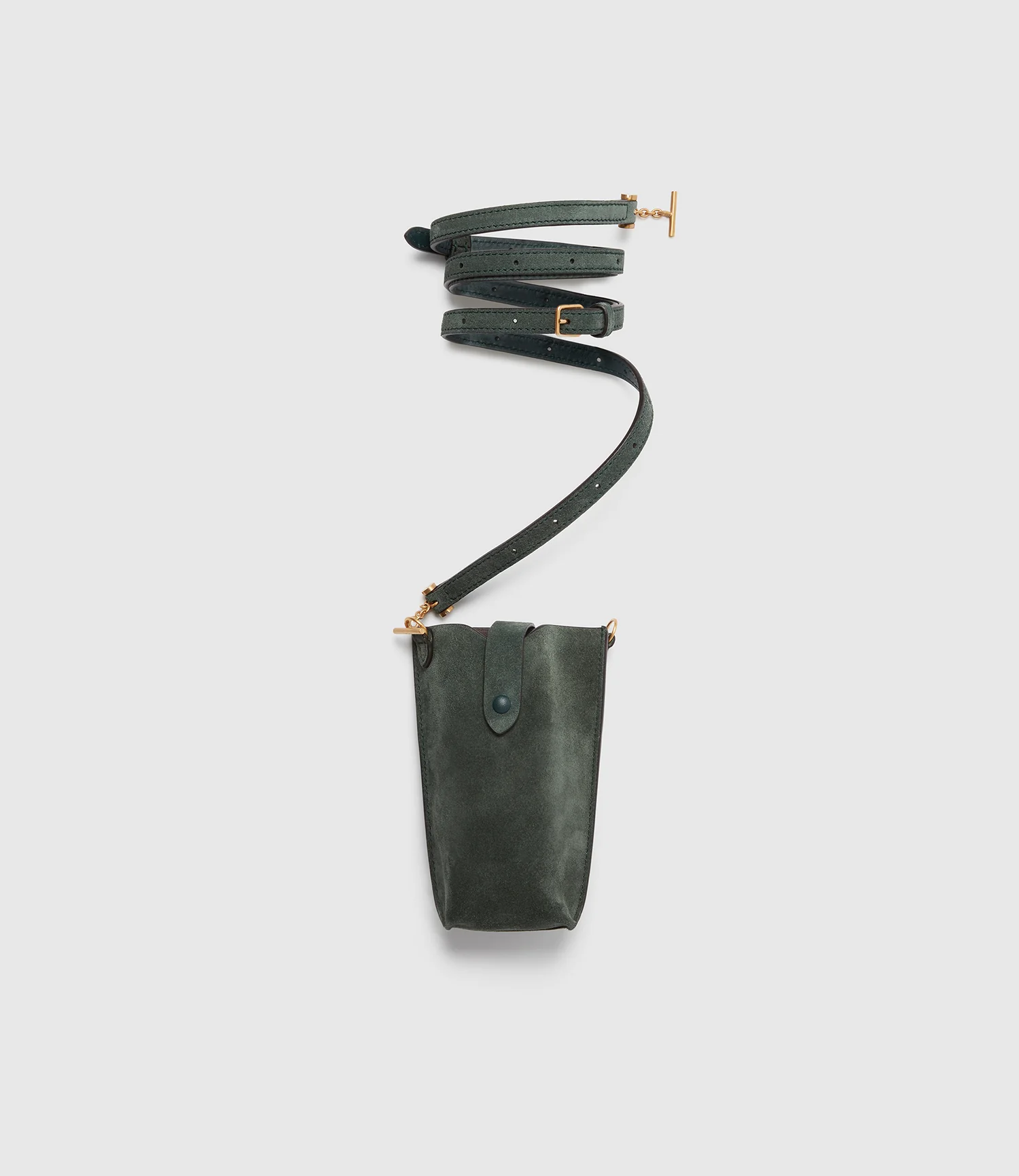 Minimalist Double Suede Emerald