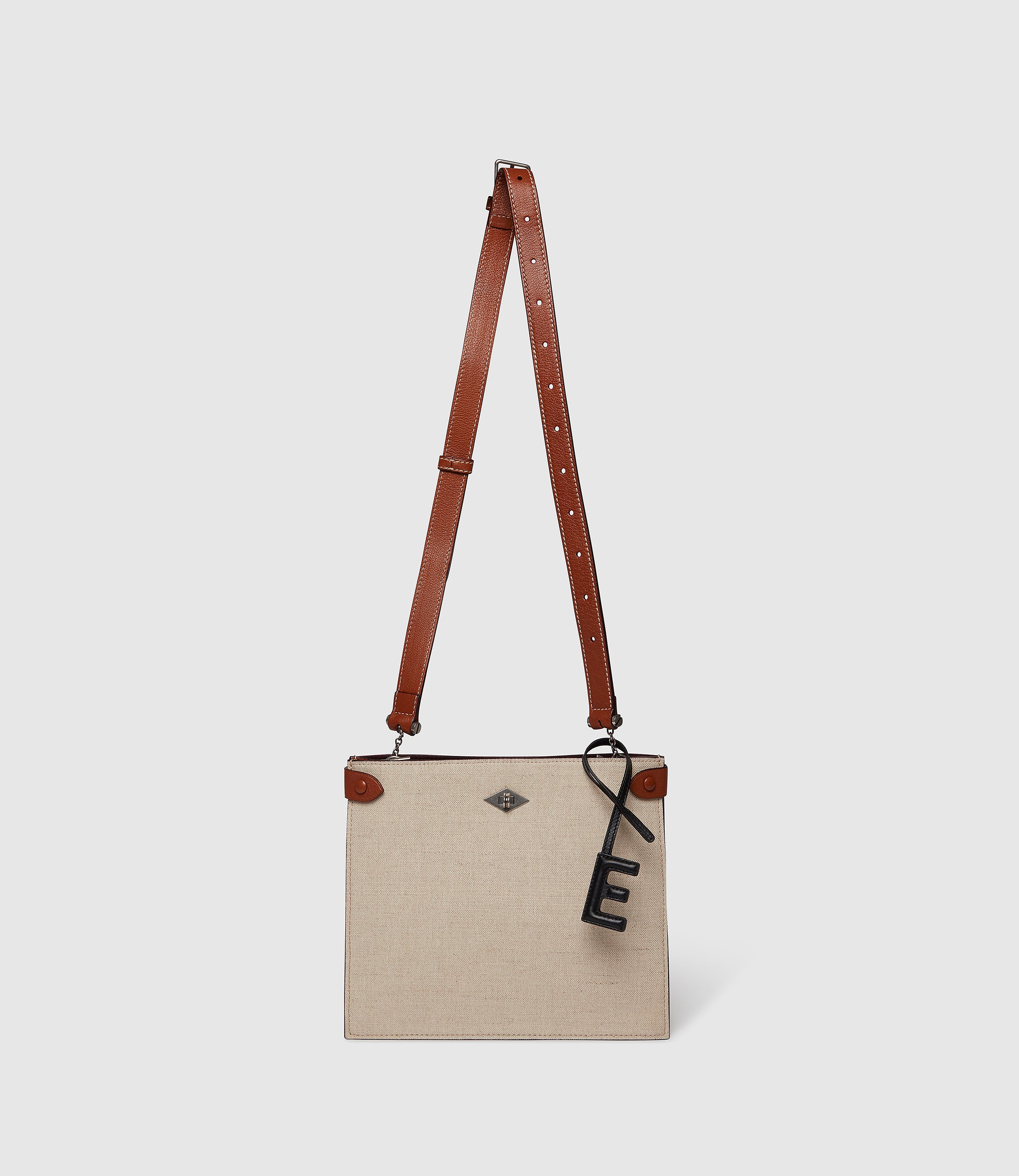 Personalisation Letter Charm Smooth Calfskin Black - Image 2