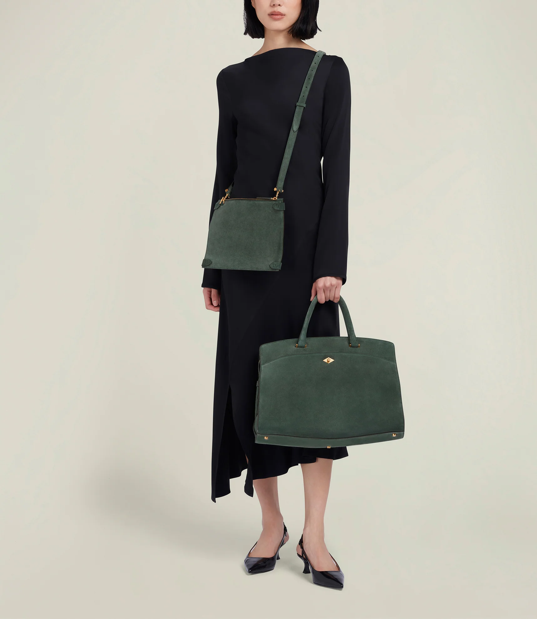 Private Eye Large Suede Emerald - Image 6