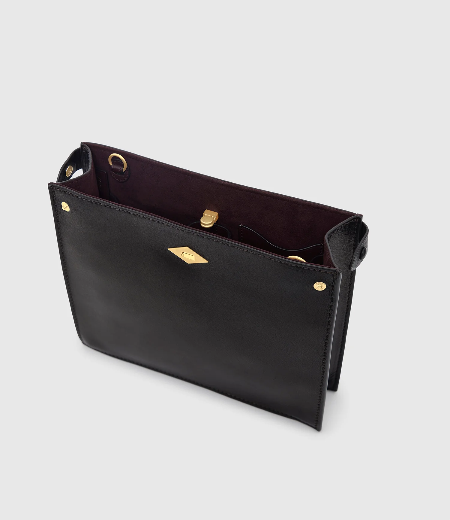 Stowaway Crossbody Buttery Nappa Black - Image 3