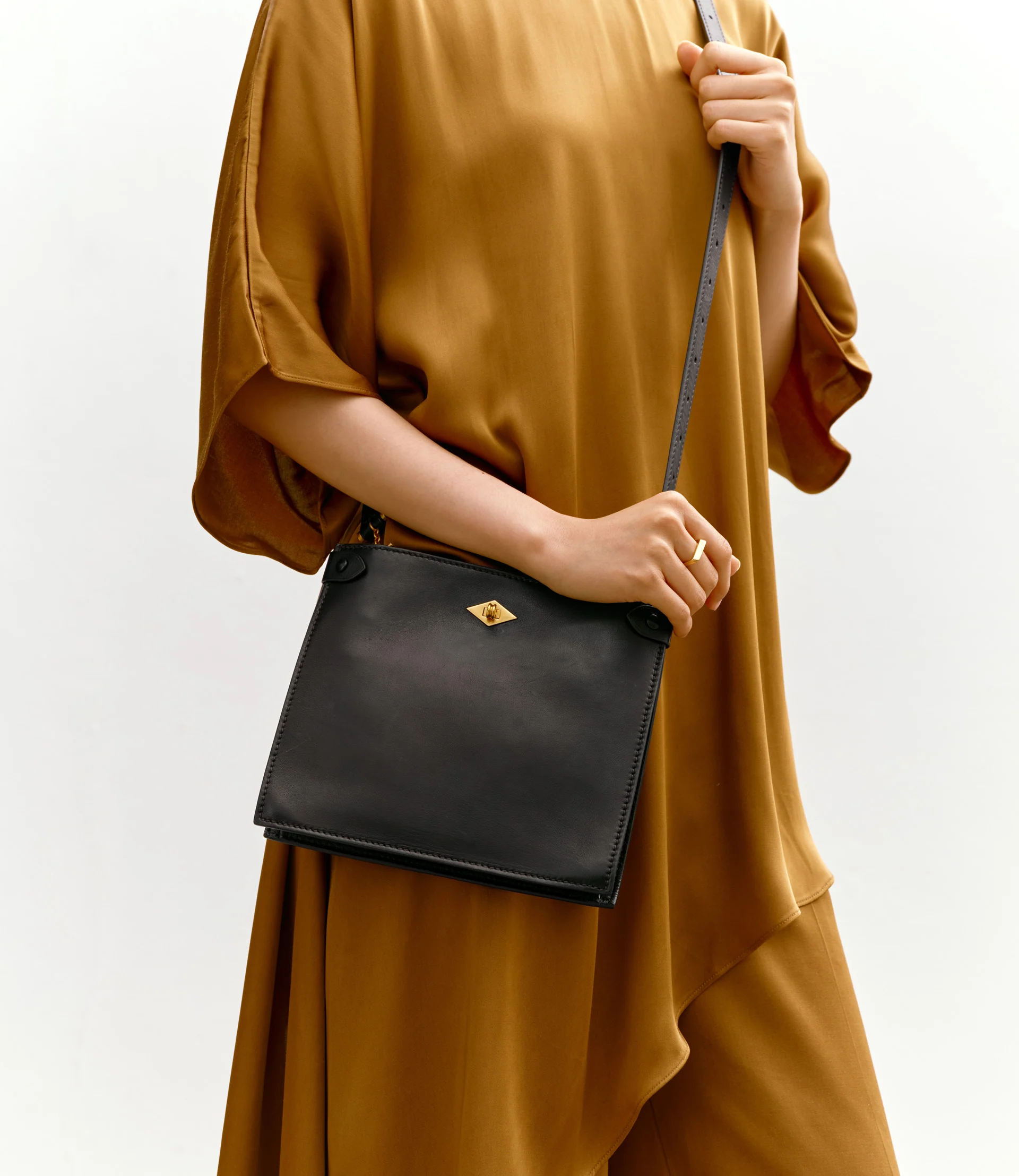 Stowaway Crossbody Buttery Nappa Black - Image 5