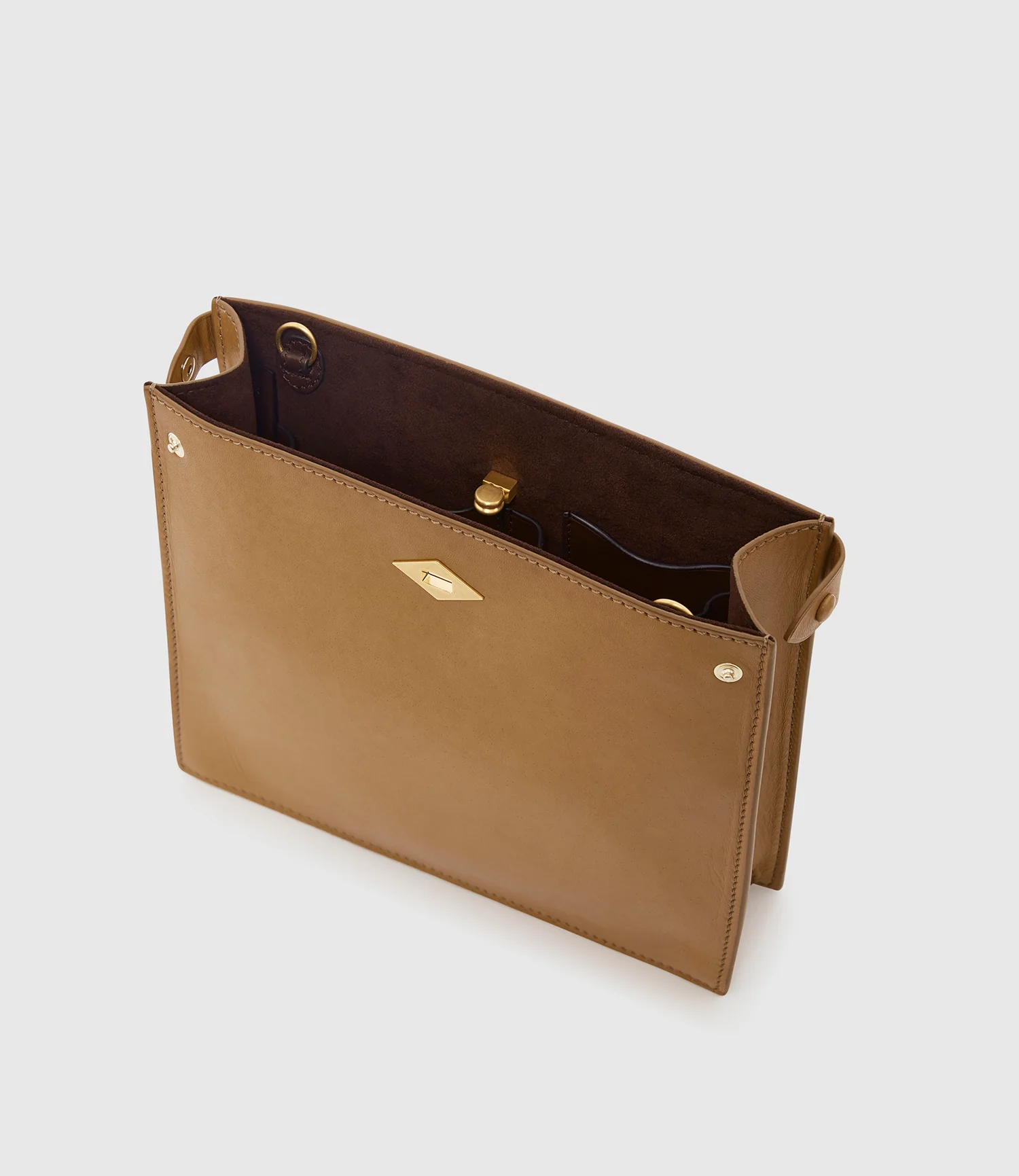 Stowaway Crossbody Buttery Nappa Caramel - Image 3