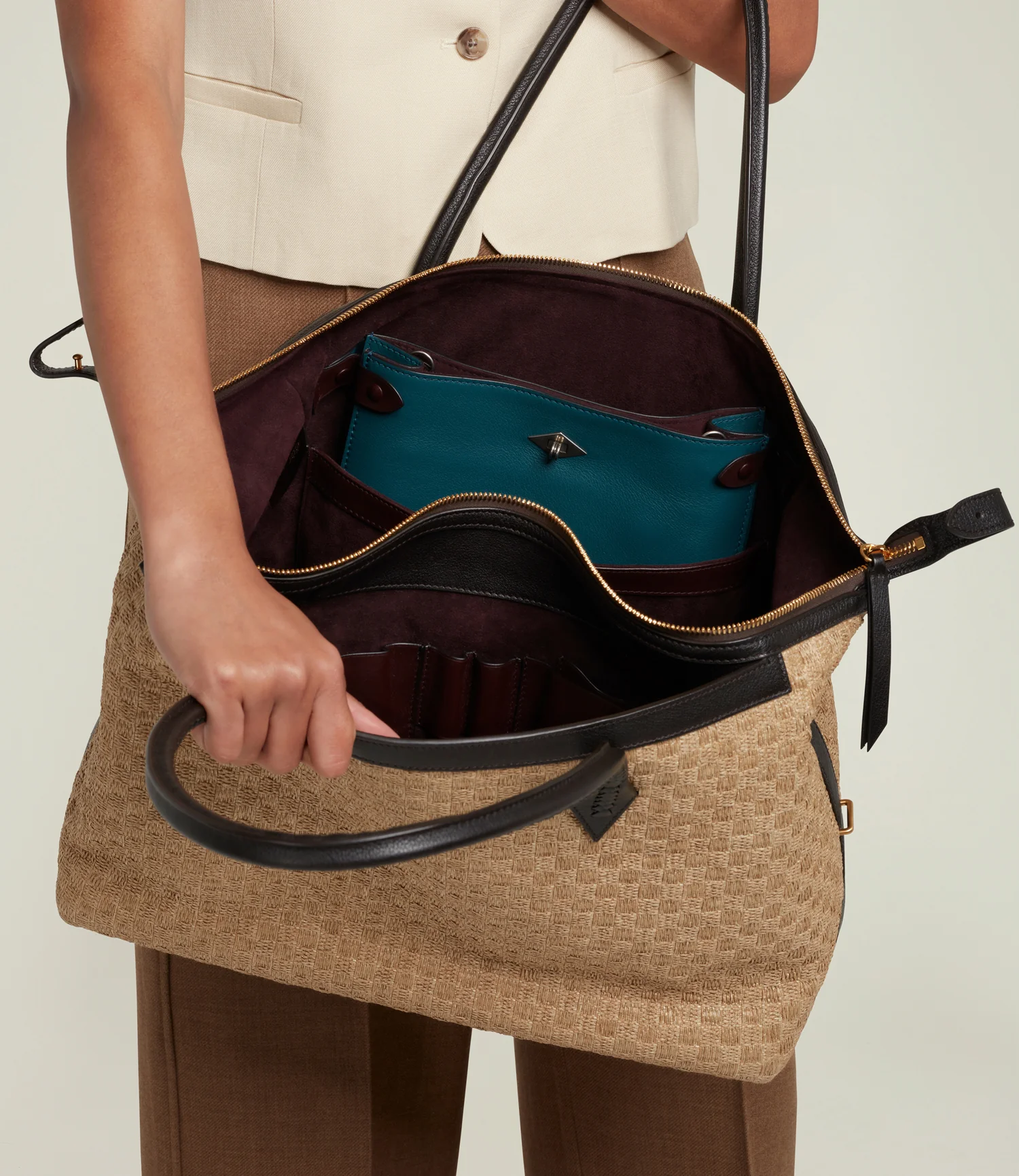 Stowaway Crossbody Smooth Calfskin Lost At Sea - Image 4