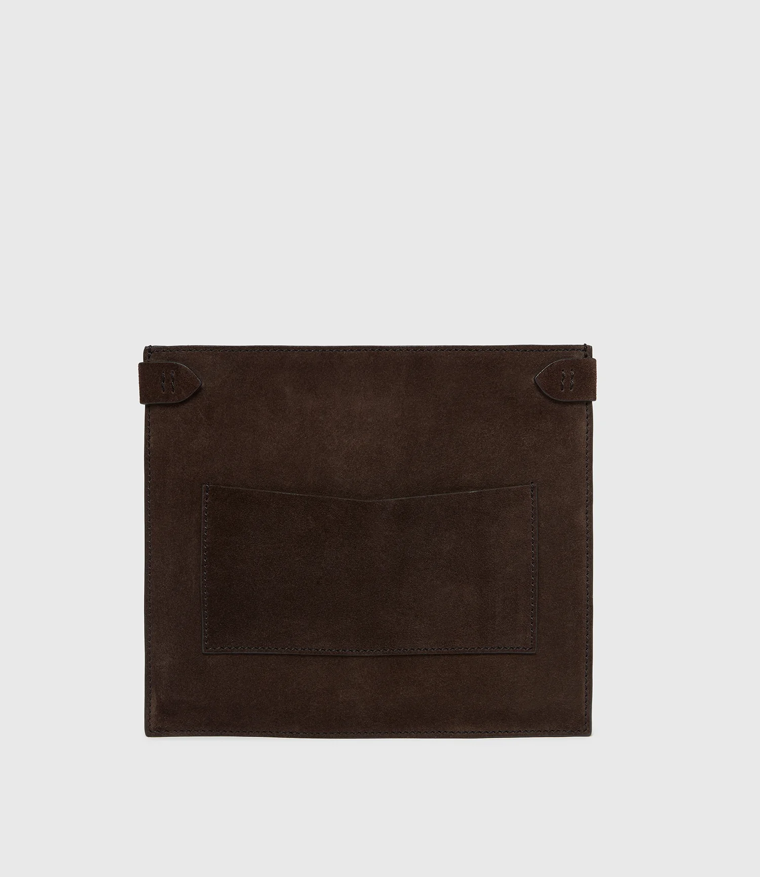 Stowaway Crossbody Suede Chocolate - Image 4