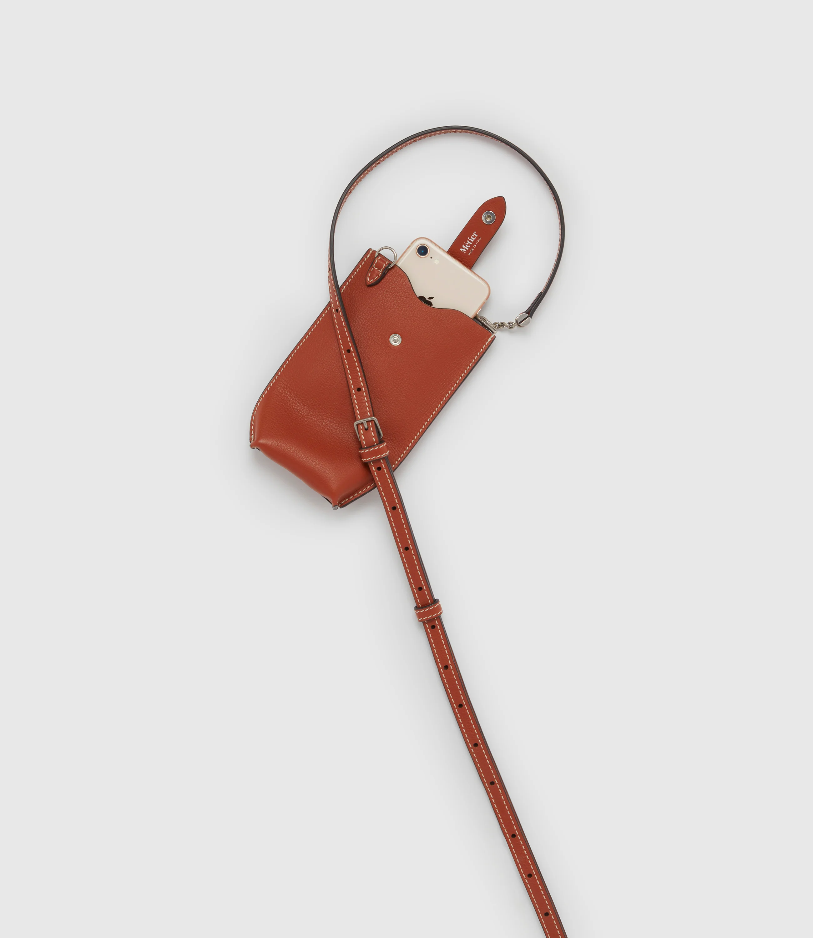 Minimalist Smooth Calfskin Sienna - Image 3