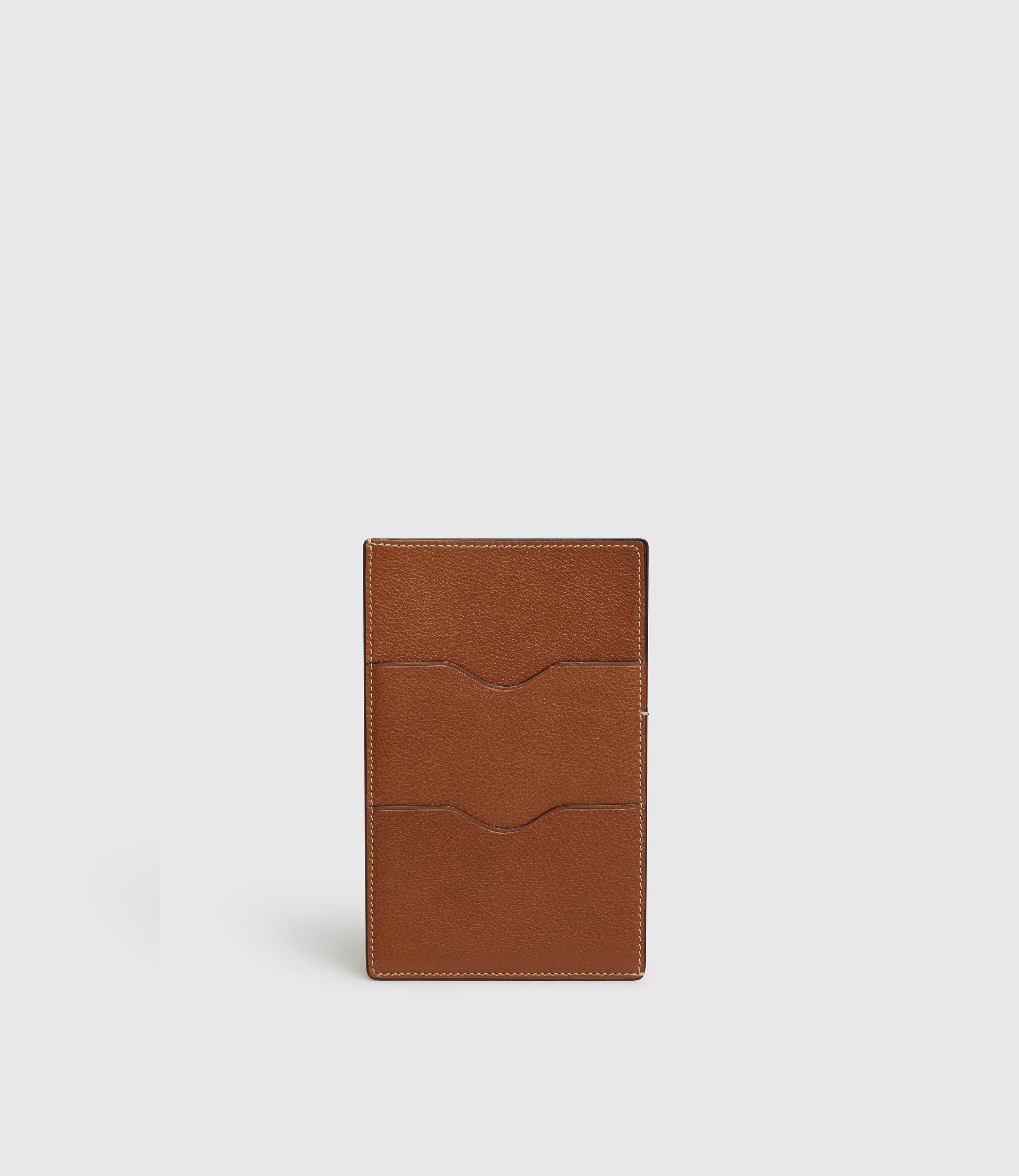 Thin Travel Wallet Buffalo Cognac