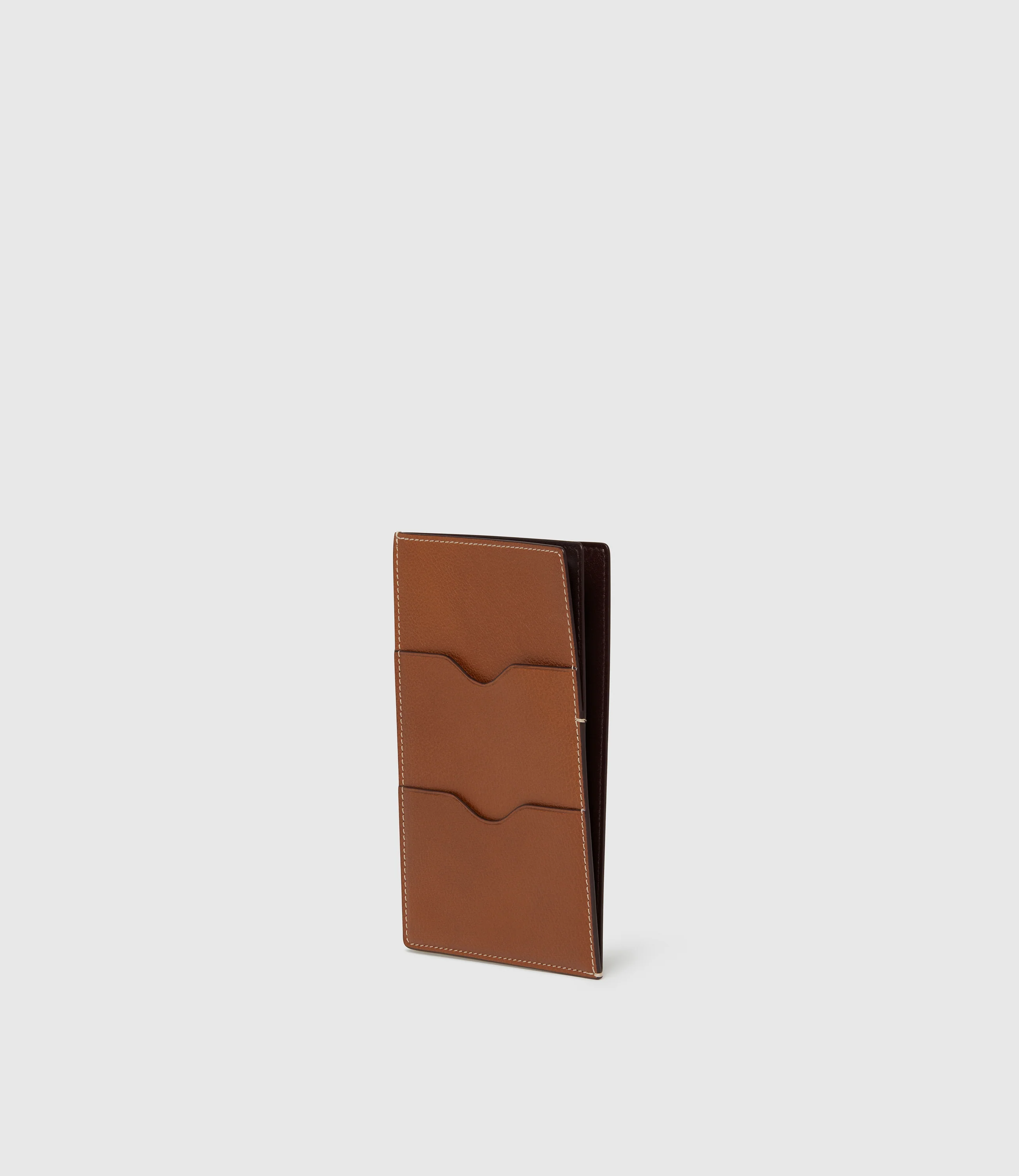Thin Travel Wallet Buffalo Cognac - Image 2