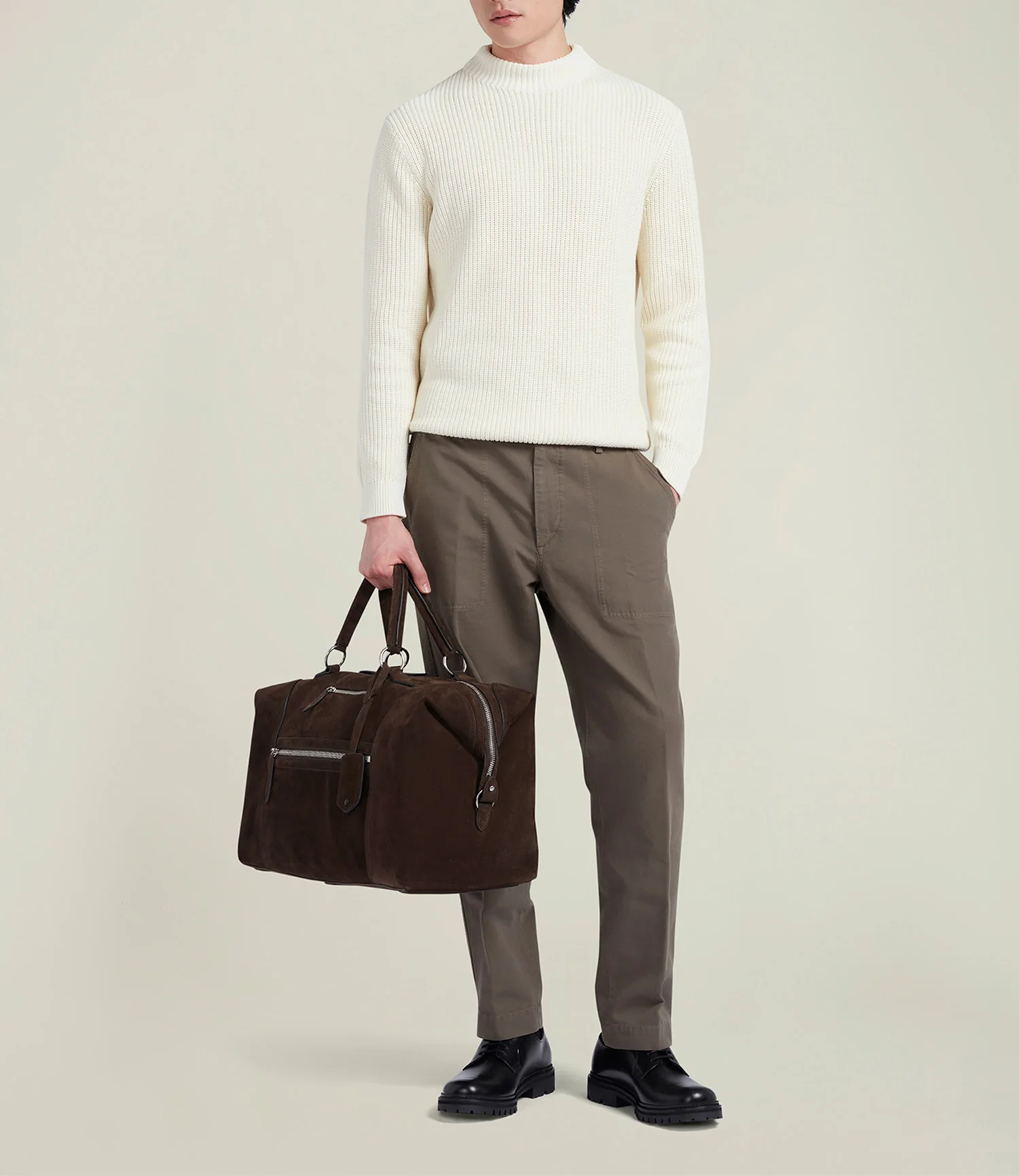 Vagabond Duffle Suede Chocolate - Image 4