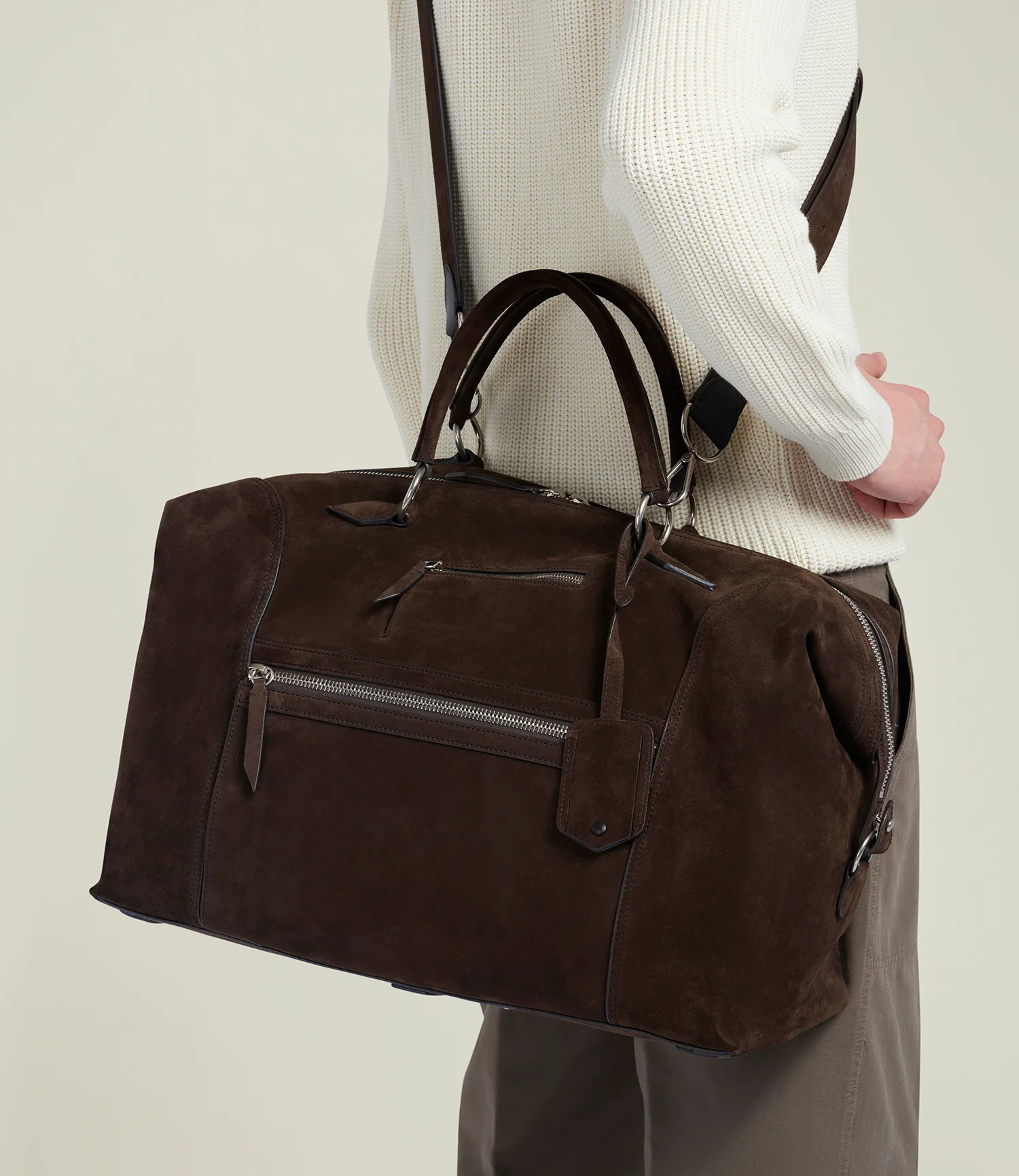 Vagabond Duffle Suede Chocolate - Image 6