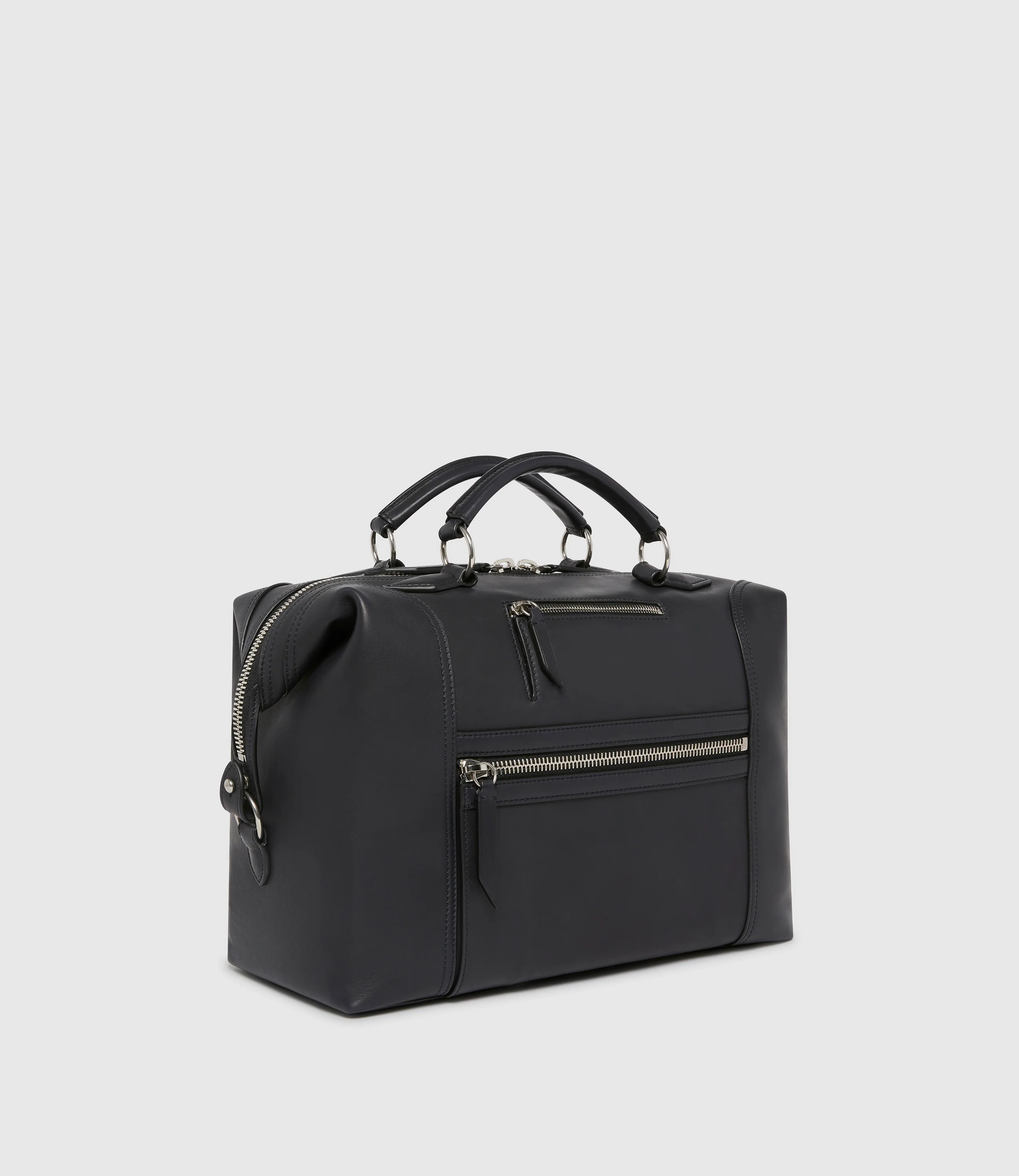Vagabond Messenger Natural Calfskin Matte Black - Image 2