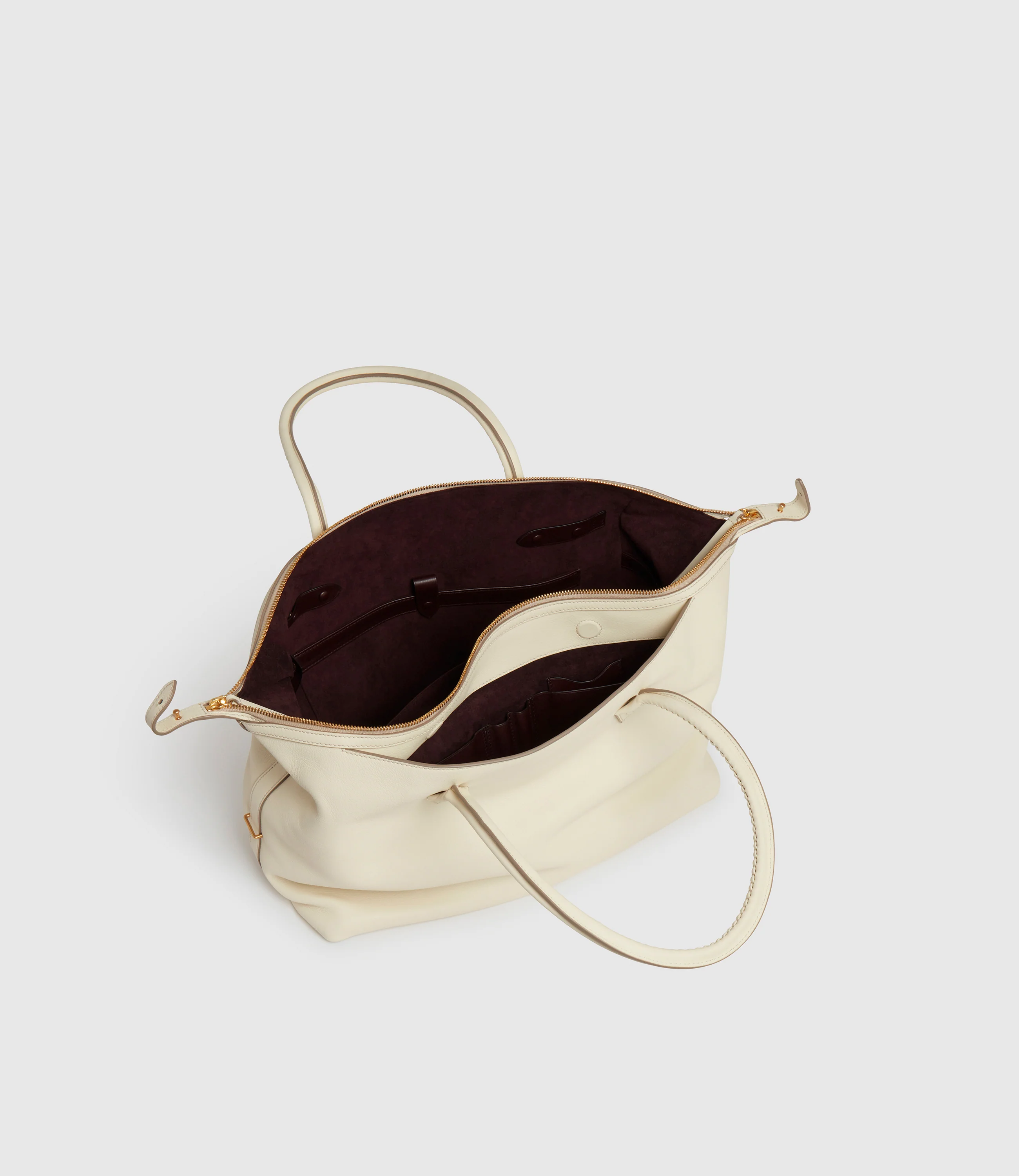 Vérité All Day Bag Smooth Calfskin White Sand - Image 2