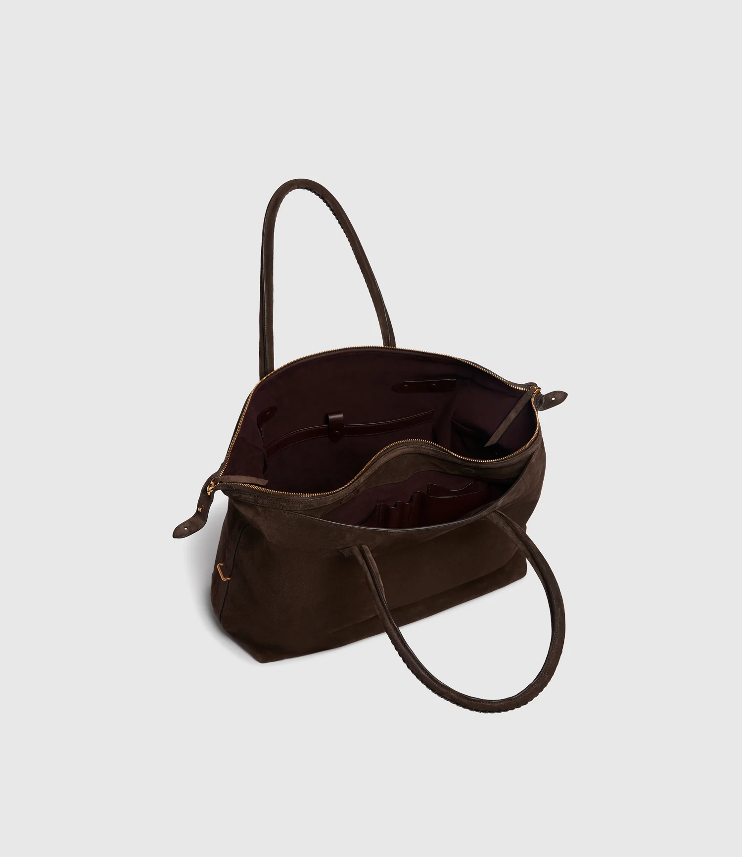 Vérité All Day Suede Chocolate and Smooth Calfskin Black - Image 3