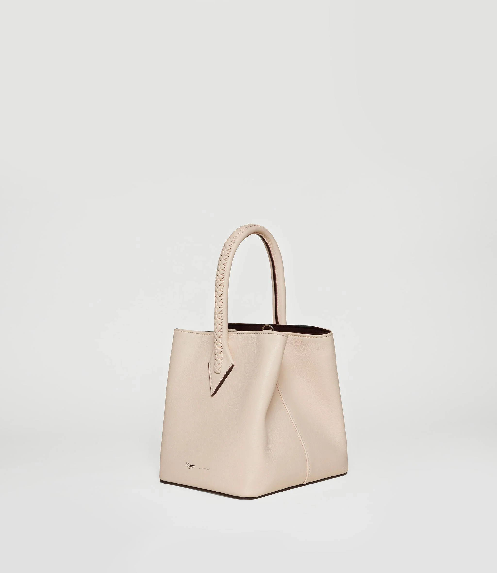 Vérité Mini Collapsible Tote Bag Smooth Calfskin Blush