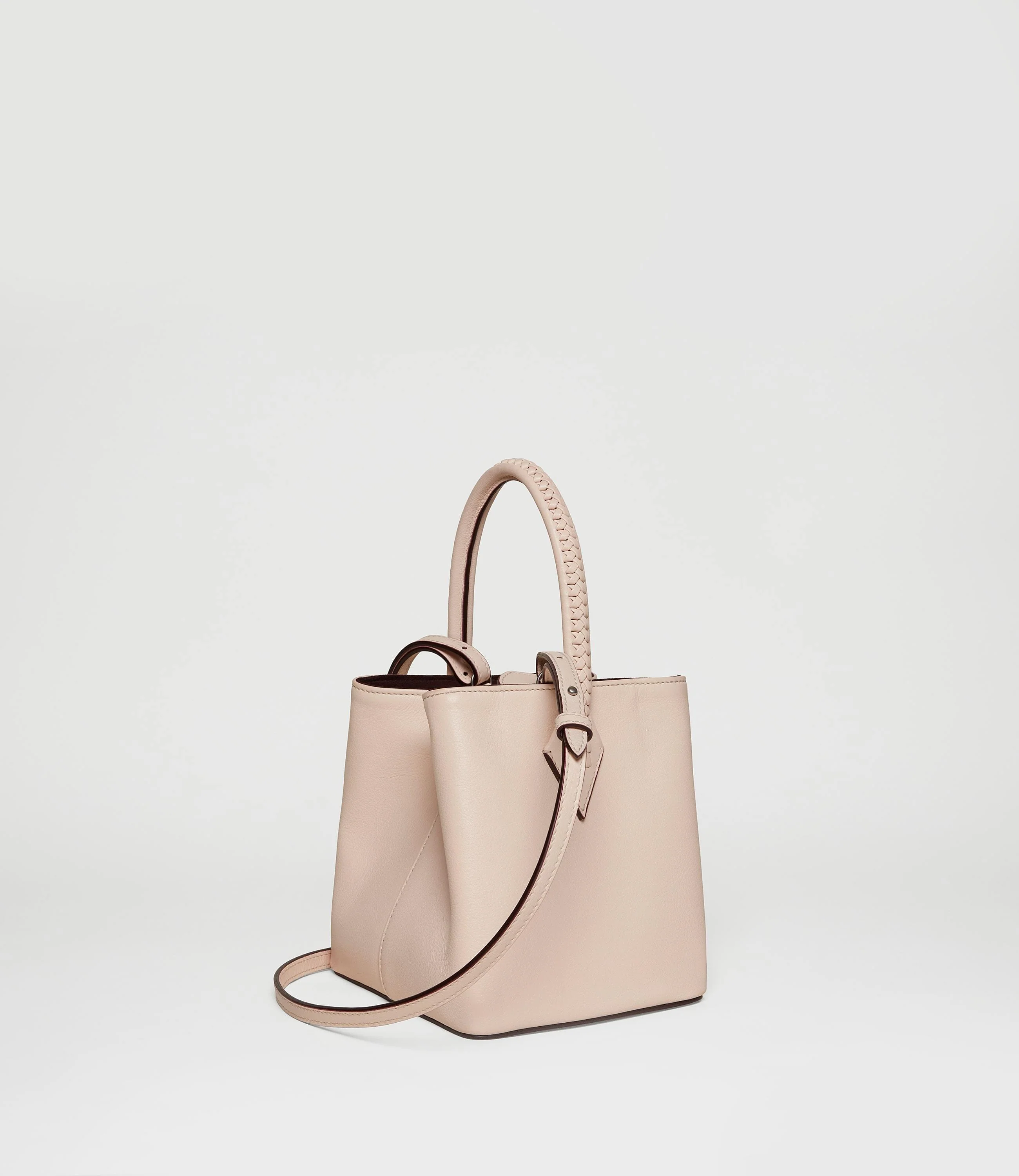 Vérité Mini Collapsible Tote Bag Smooth Calfskin Blush - Image 2