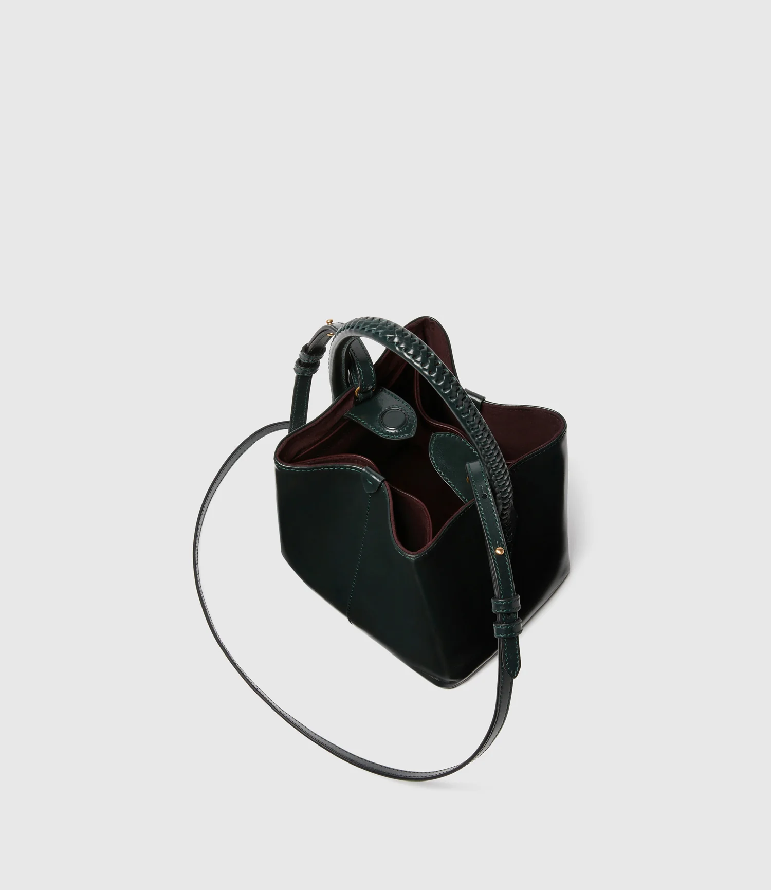 Vérité Mini Glossy Calfskin Forest Green - Image 3