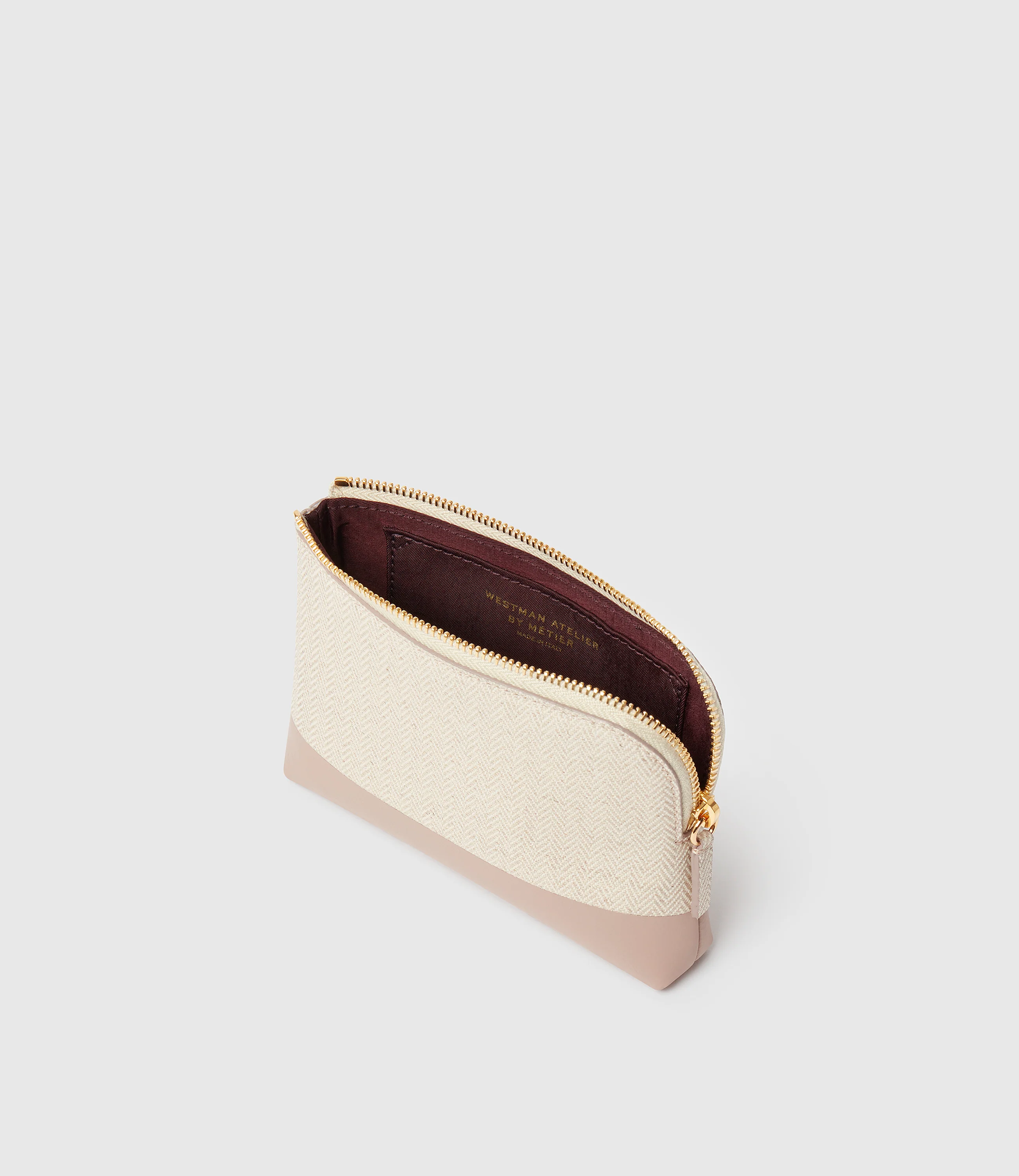 Westman Atelier By Métier Petite Makeup Pouch Herringbone - Image 3