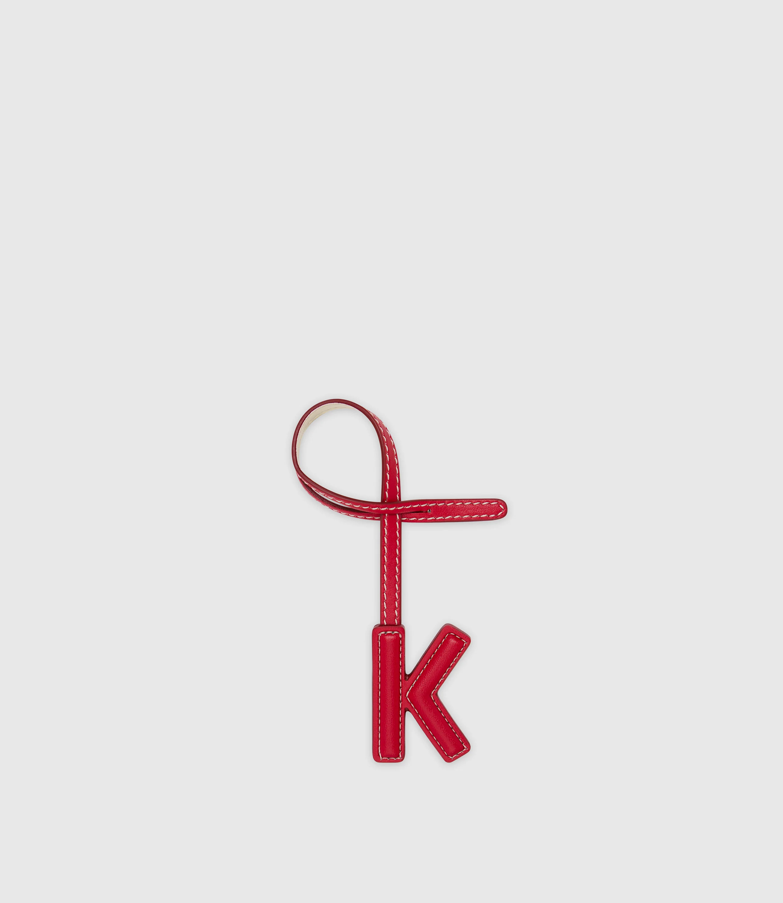 Westman Atelier By Métier Personalisation Letter Charm Apple Leather Red and White - Image 12