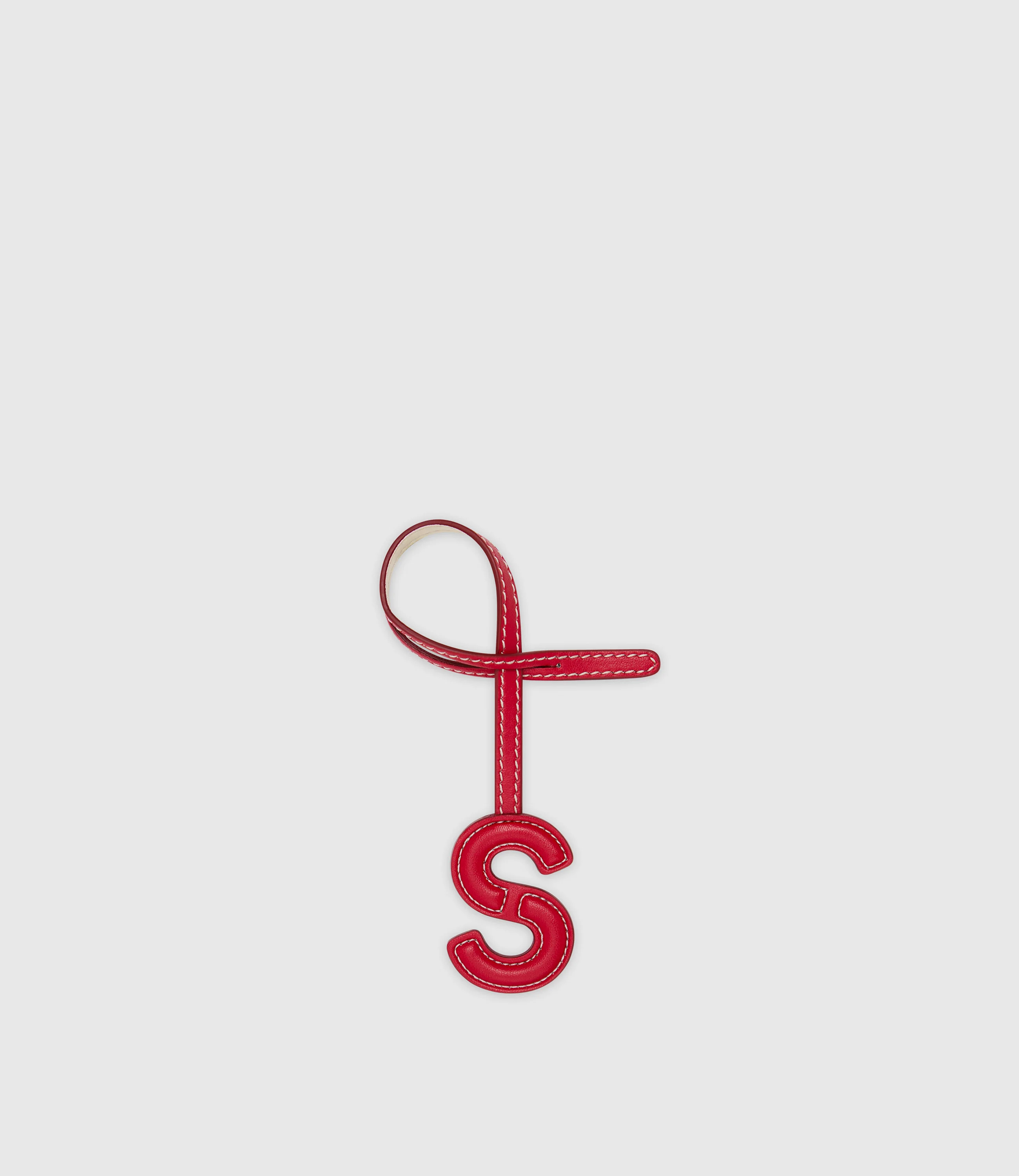 Westman Atelier By Métier Personalisation Letter Charm Apple Leather Red and White - Image 19