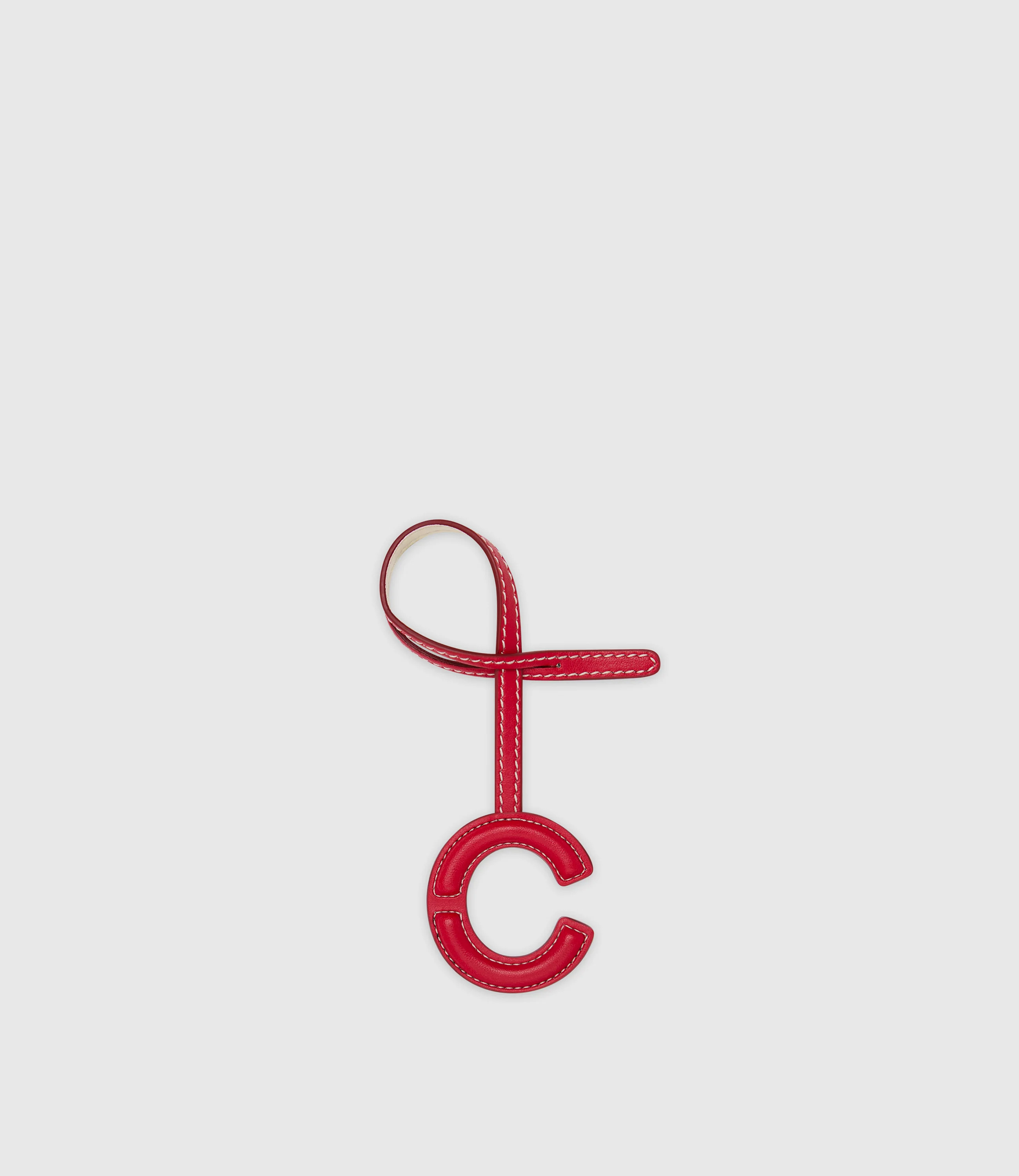 Westman Atelier By Métier Personalisation Letter Charm Apple Leather Red and White - Image 5