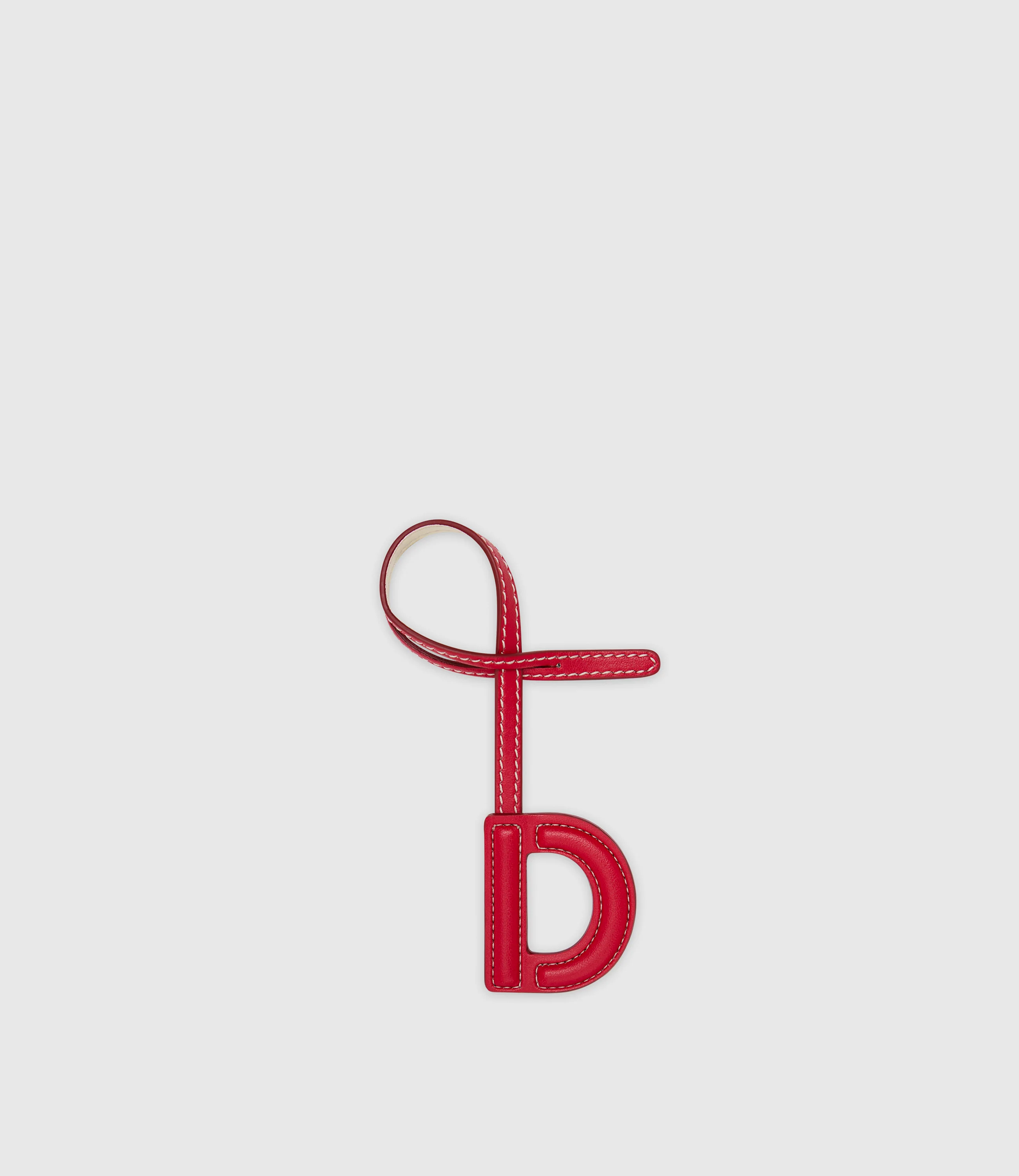 Westman Atelier By Métier Personalisation Letter Charm Apple Leather Red and White - Image 6