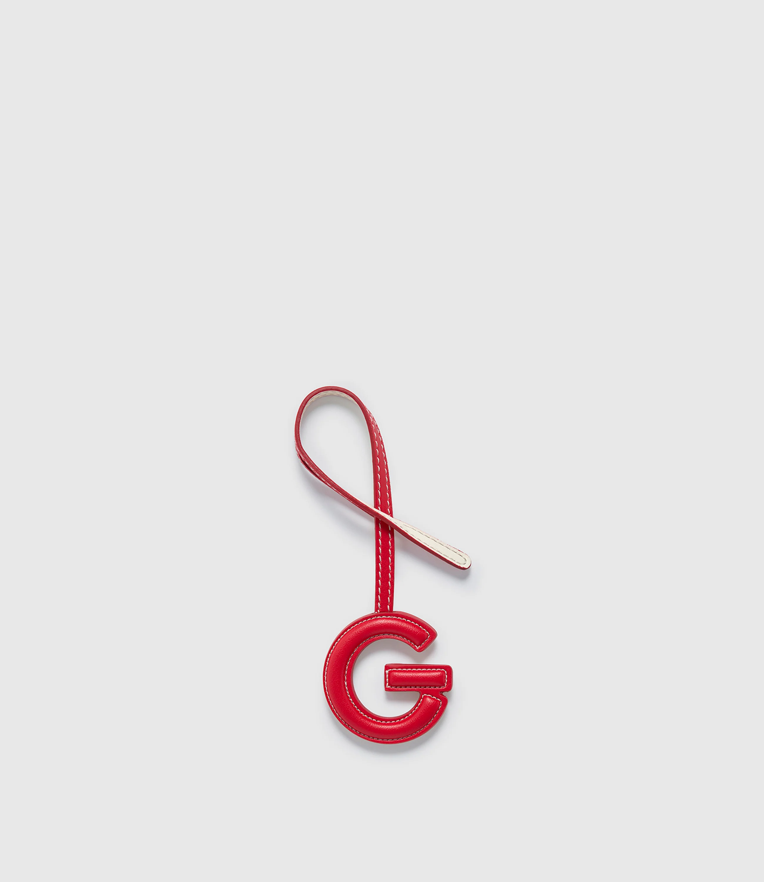 Westman Atelier By Métier Personalisation Letter Charm Apple Leather Red and White - Image 9